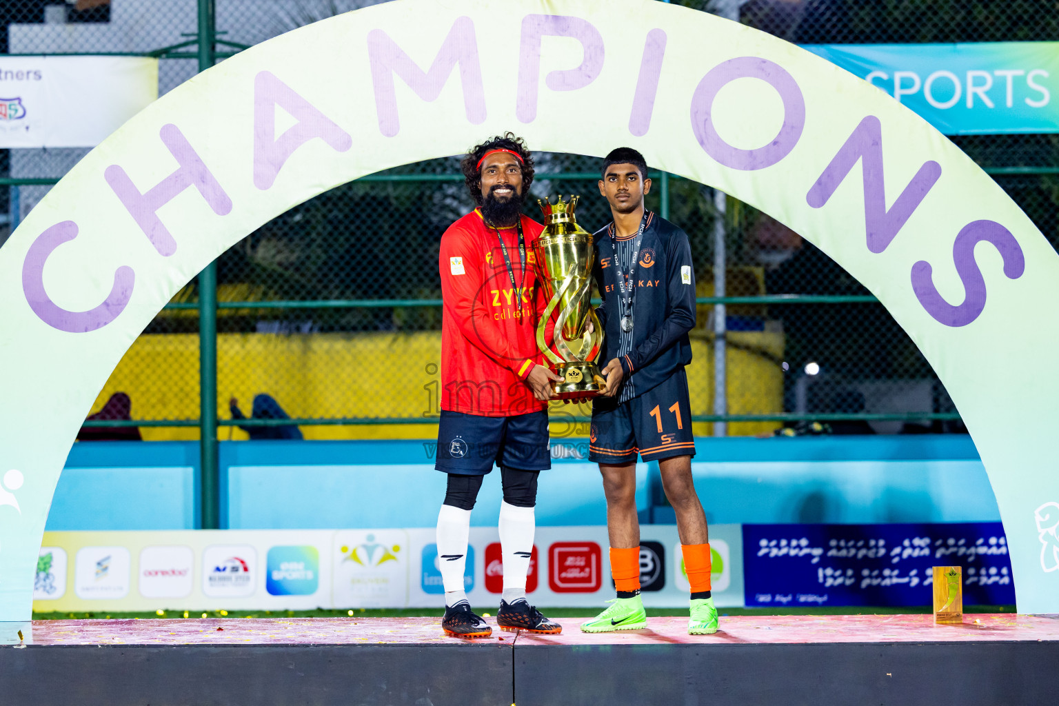 Dee Ess Kay vs Kovigoani in Final of Laamehi Dhiggaru Ekuveri Futsal Challenge 2024 was held on Wednesday, 31st July 2024, at Dhiggaru Futsal Ground, Dhiggaru, Maldives Photos: Nausham Waheed / images.mv