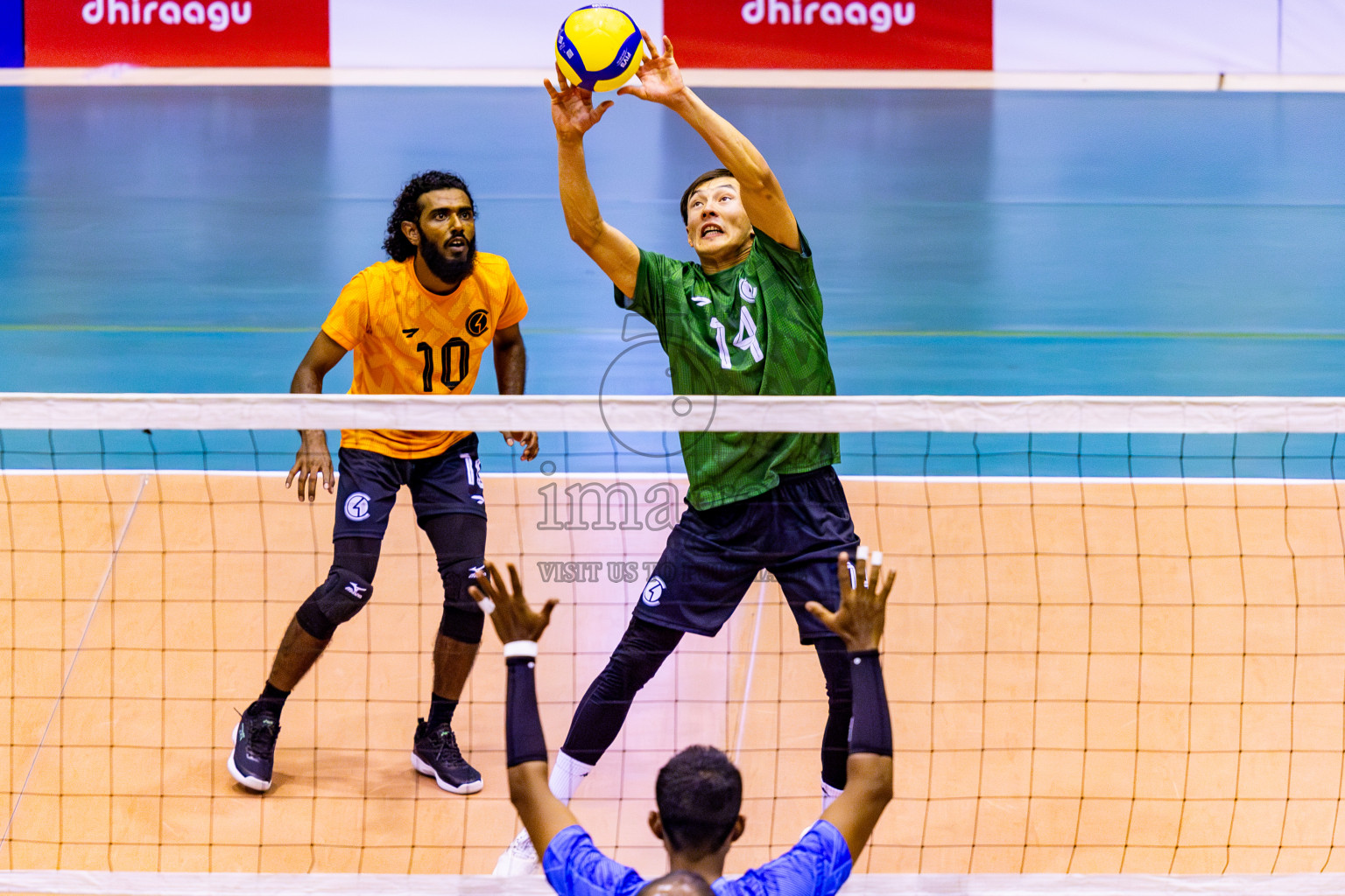 Police Club vs Club HDC in Semi Final of MILO VAM Cup 2024 Men's Division was held in Social Center Indoor Hall on Friday, 1st September 2024. Photos: Nausham Waheed / images.mv