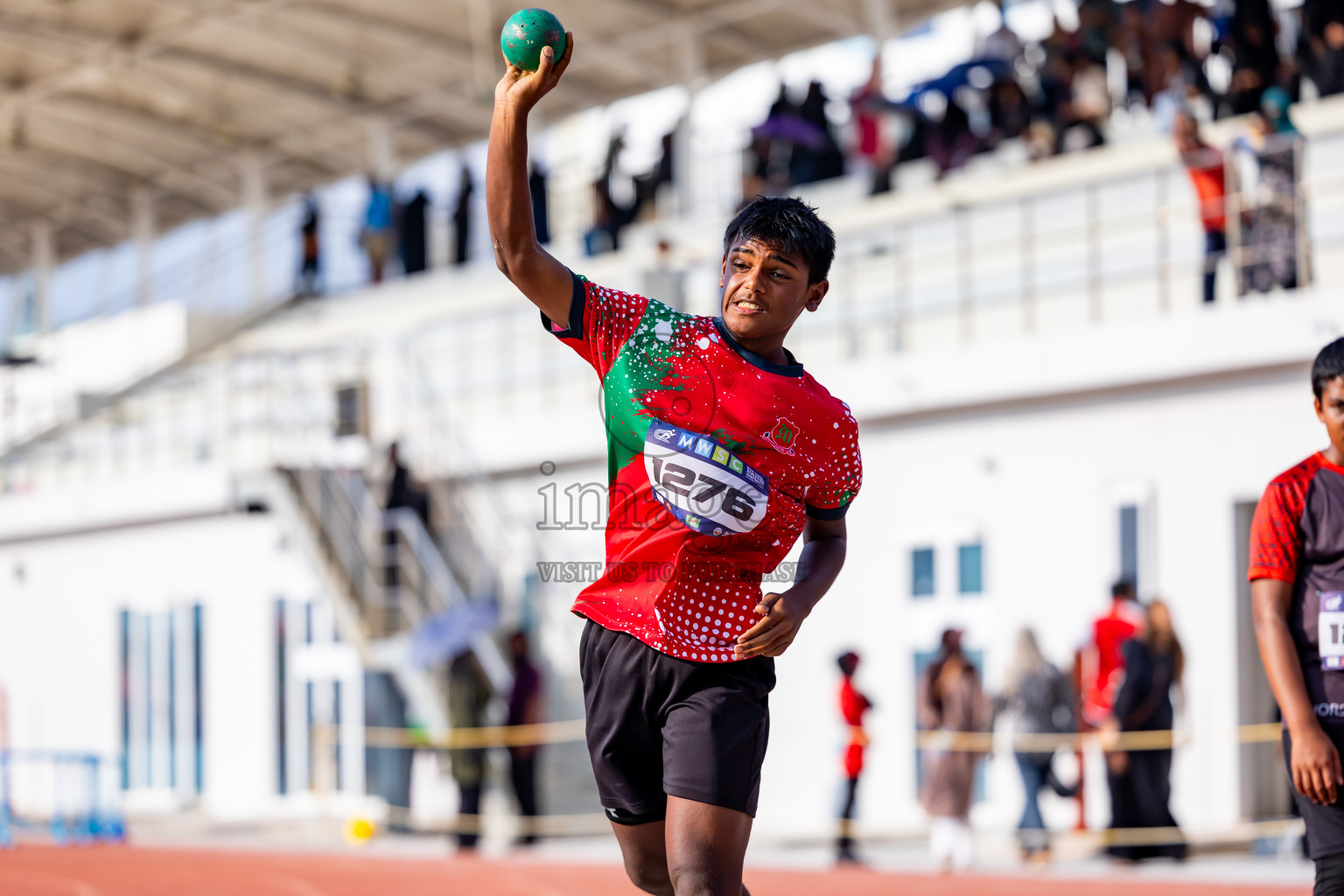 Day 5 of MWSC Interschool Athletics Championships 2024 held in Hulhumale Running Track, Hulhumale, Maldives on Wednesday, 13th November 2024. Photos by: Nausham Waheed / Images.mv