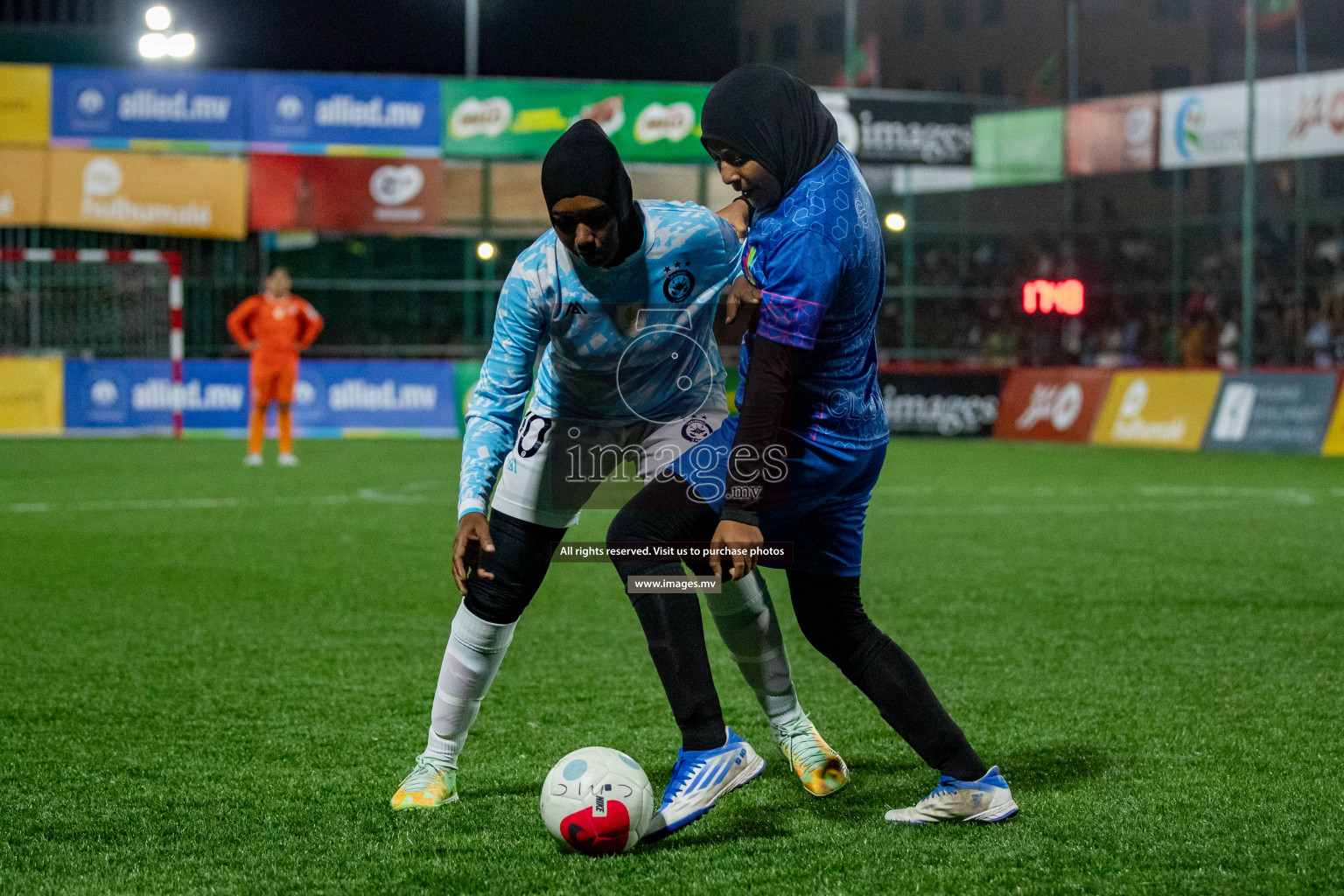 MPL vs Club MYS in Eighteen Thirty Women's Futsal Fiesta 2022 was held in Hulhumale', Maldives on Monday, 21st October 2022. Photos: Hassan Simah / images.mv