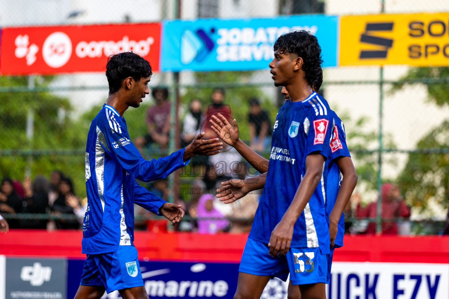 AA. Ukulhas VS AA. Mathiveri in Day 7 of Golden Futsal Challenge 2025 was held on Saturday, 11th January 2025, in Hulhumale', Maldives 
Photos: Hassan Simah / images.mv