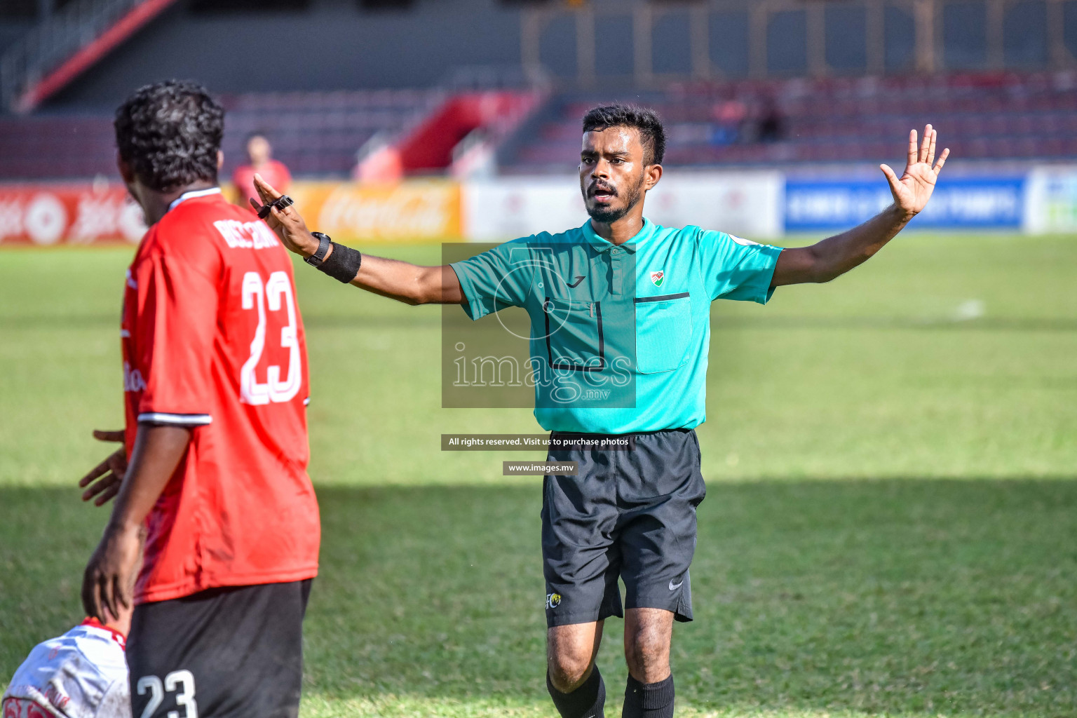 Biss Buru Sports vs Buru Sports Club in the 2nd Division 2022 on 25th July 2022, held in National Football Stadium, Male', Maldives Photos: Nausham Waheed / Images.mv