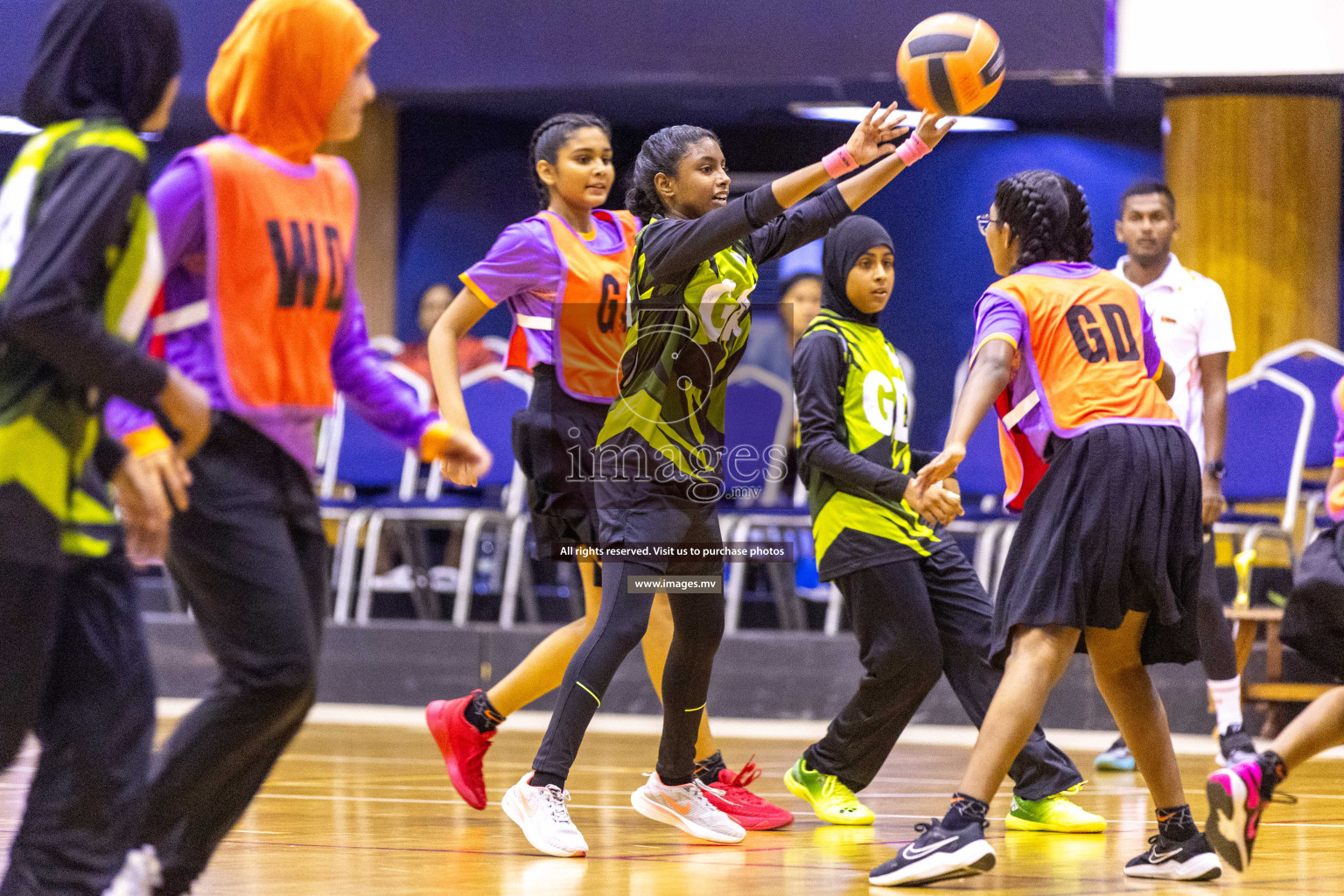 Day4 of 24th Interschool Netball Tournament 2023 was held in Social Center, Male', Maldives on 30th October 2023. Photos: Nausham Waheed / images.mv