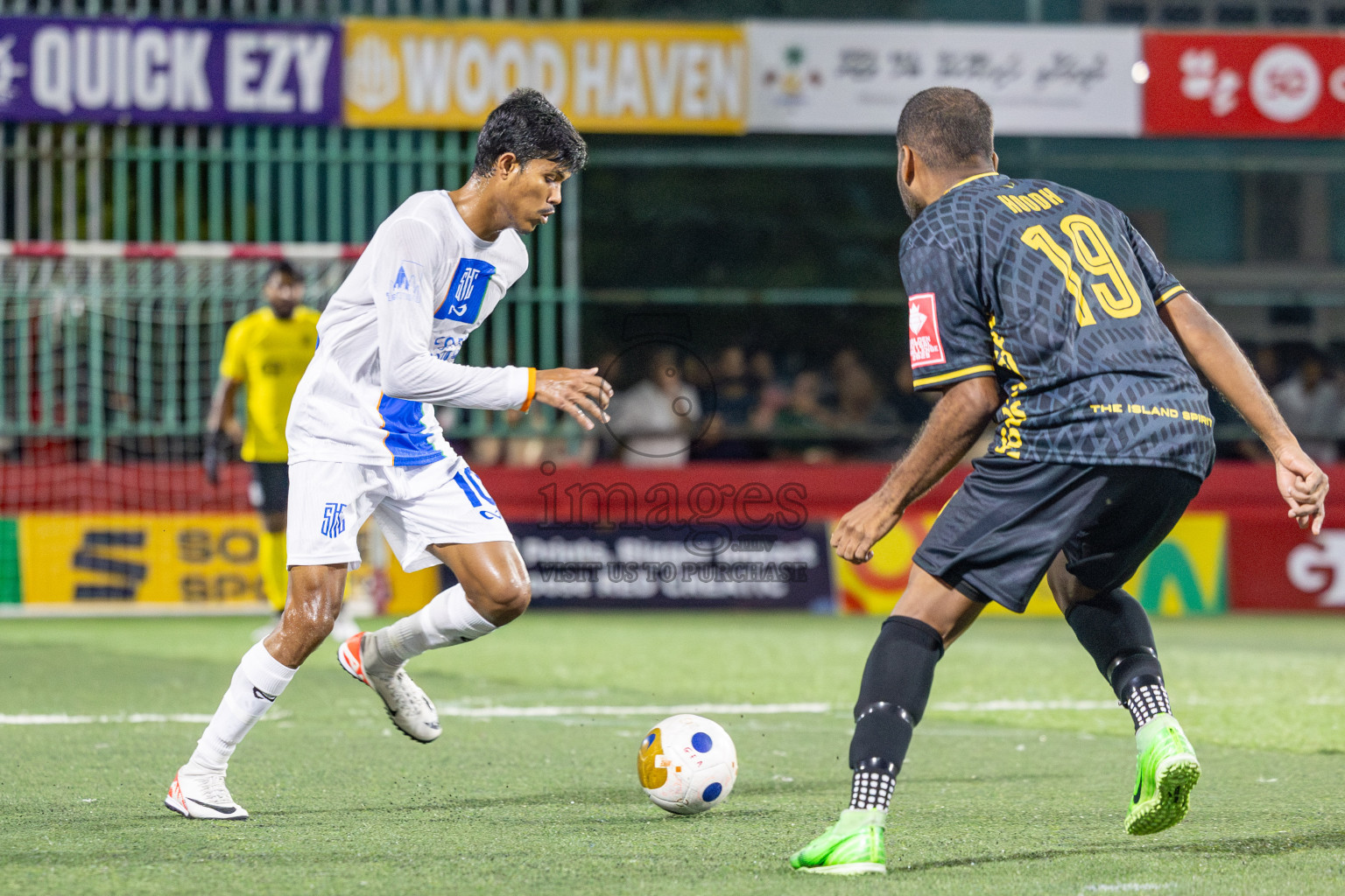 S. Hithadhoo VS S. Maradhoo in Day 7 of Golden Futsal Challenge 2025 was held on Saturday, 11th January 2025, in Hulhumale', Maldives Photos: Hassan Simah / images.mv