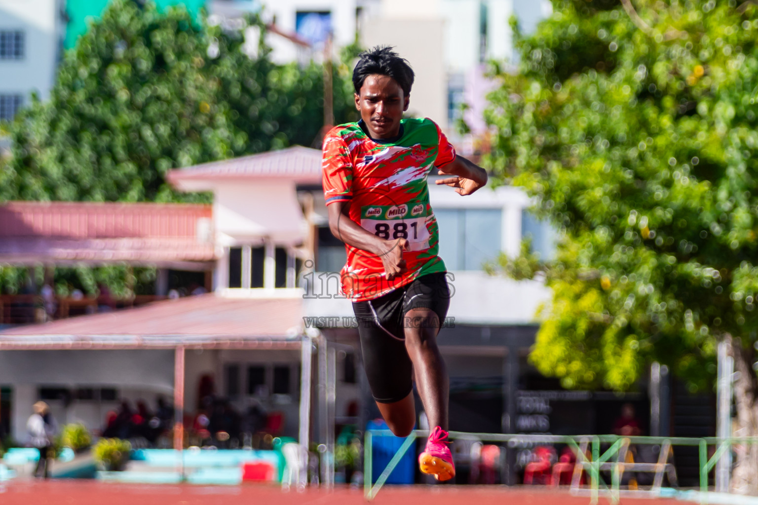 Day 2 of Inter-school Athletics Championship 2025 held in Ekuveni Synthetic Track, Male', Maldives on Tuesday, 07th October 2025. Photos by: Riza / Images.mv