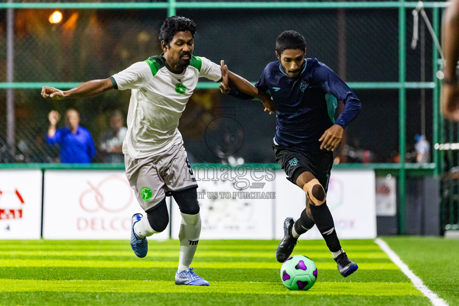 Nova SC vs Giraavarianz in Day 1 of BG Futsal Challenge 2024 was held on Thursday, 12th March 2024, in Male', Maldives Photos: Nausham Waheed / images.mv