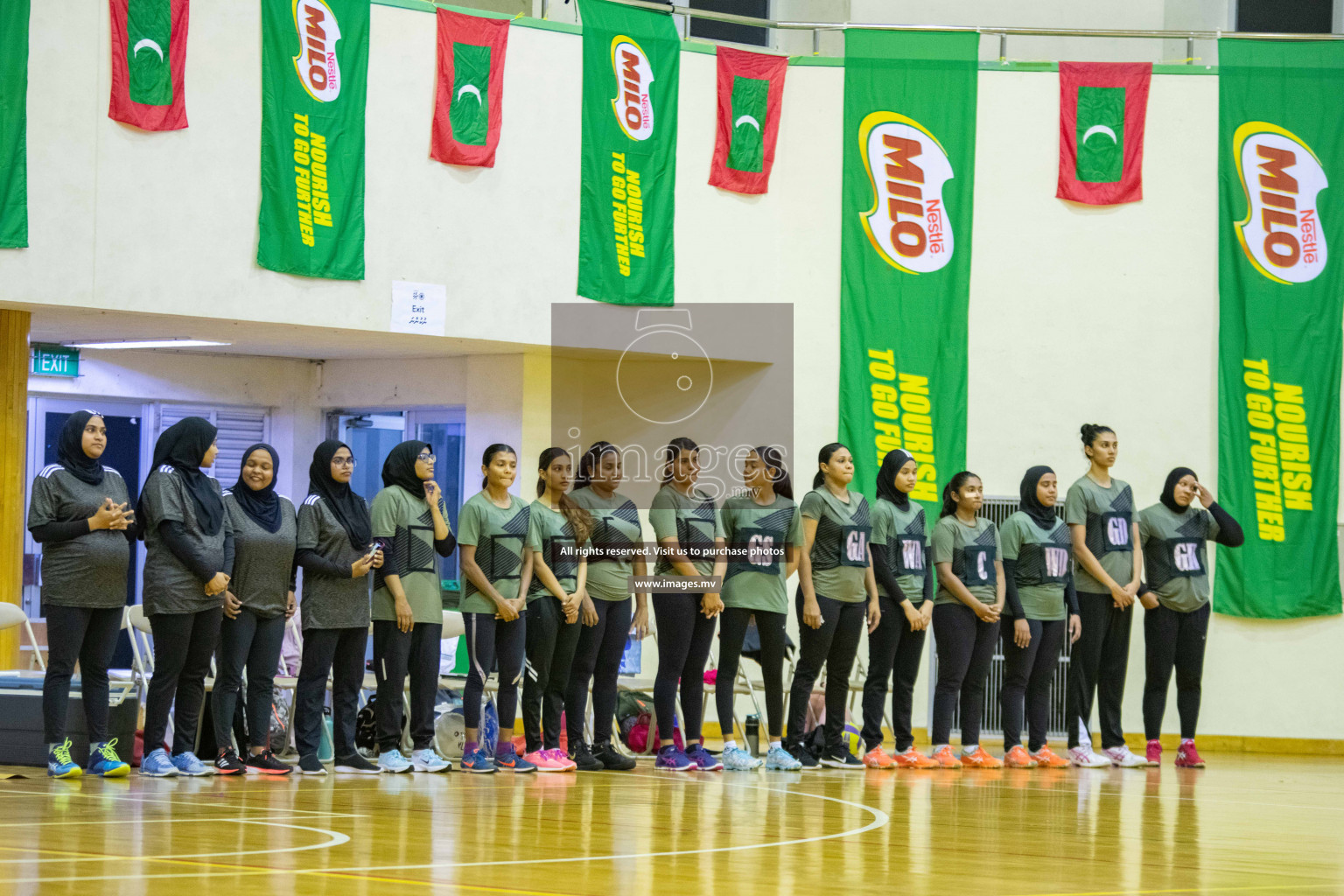 Kulhudhuffushi Youth & R.C vs Club Green Streets in the Finals of Milo National Netball Tournament 2021 (Women's) held on 5th December 2021 in Male', Maldives Photos: Ismail Thoriq / images.mv