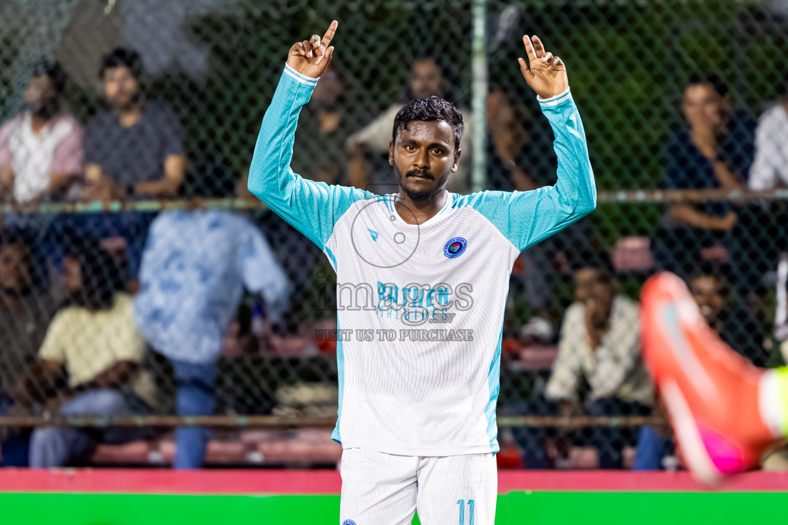 Police Club vs AVSEC in Day 3 of Club Maldives Cup 2025 was held in Rehendi Futsal Ground, Hulhumale', Maldives on Tuesday, 30th September 2025. Photos: Nausham Waheed / images.mv