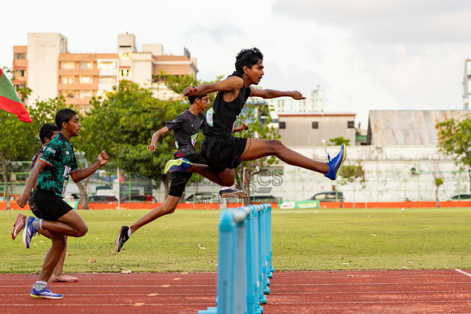 Day 2 of 12th Milo Association Championships was held in Ekuveni Track at Male', Maldives on Friday, 25th April 2025. Photos: Hassan Simah / images.mv