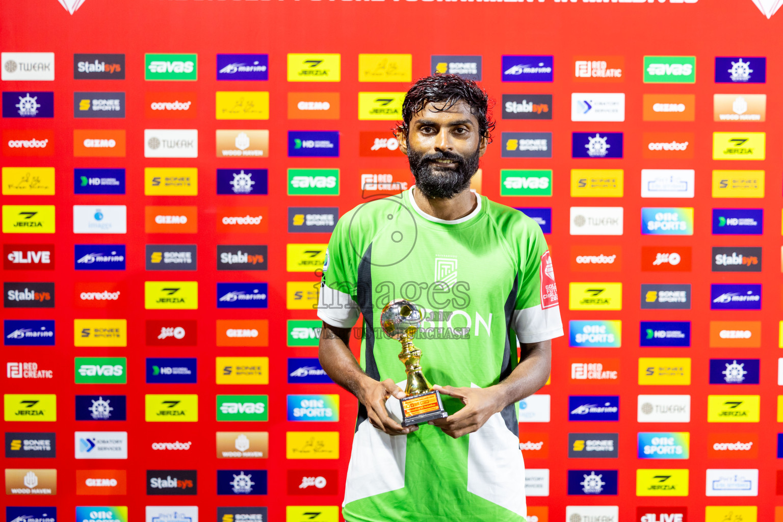 HDh Naivaadhoo vs HDh Nellaidhoo in Day 13 of Golden Futsal Challenge 2025 was held on Friday, 17th January 2025, in Hulhumale', Maldives. Photos: Nausham Waheed / images.mv