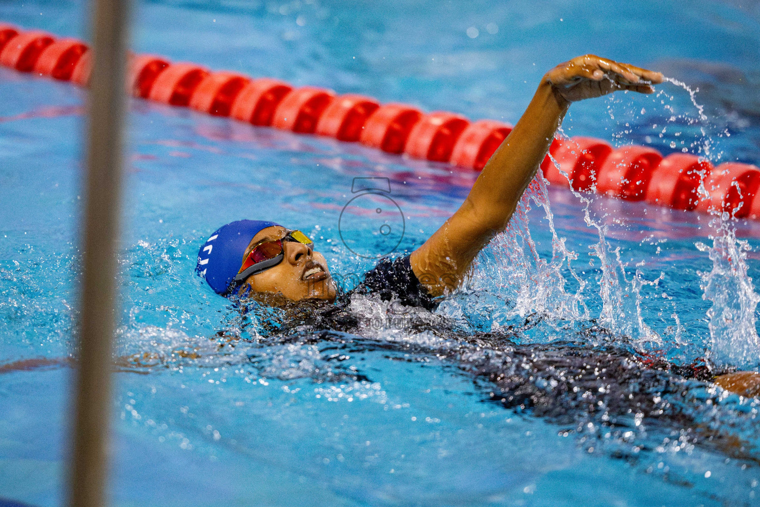 Day 4 of National Swimming Championship 2024 held in Hulhumale', Maldives on Monday, 16th December 2024. Photos: Hassan Simah / images.mv