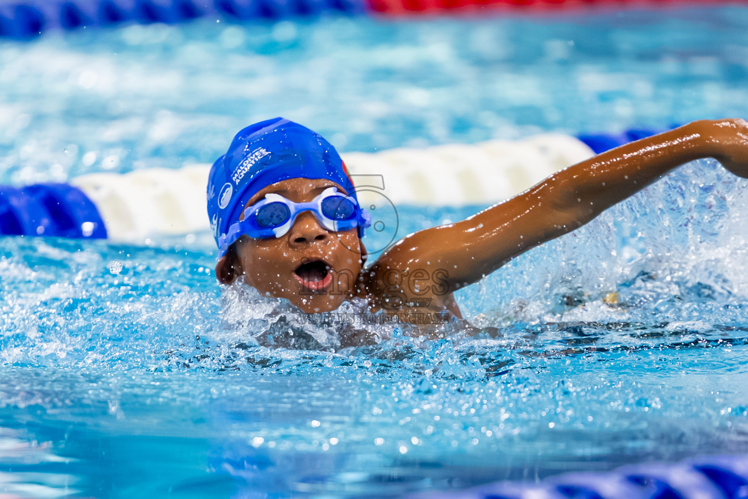 Day 1 of BML 6th National Kids Swimming Kids Festival 2025 held in Hulhumale', Maldives on Monday, 3rd November 2025. Photos: Nausham Waheed / images.mv