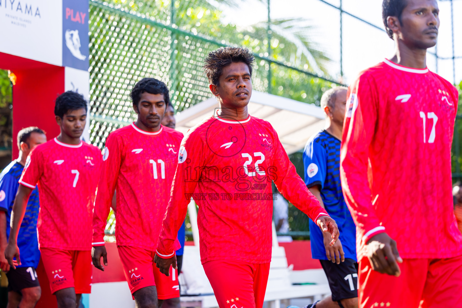 Niyama vs Iru Veli in Day 1 of Resort League 2025 (Dhaalu Zone) was held on Thursday, 15th May 2025 in Niyama Private island, Dhaalu Atoll, Maldives. Photos: Nausham Waheed / images.mv