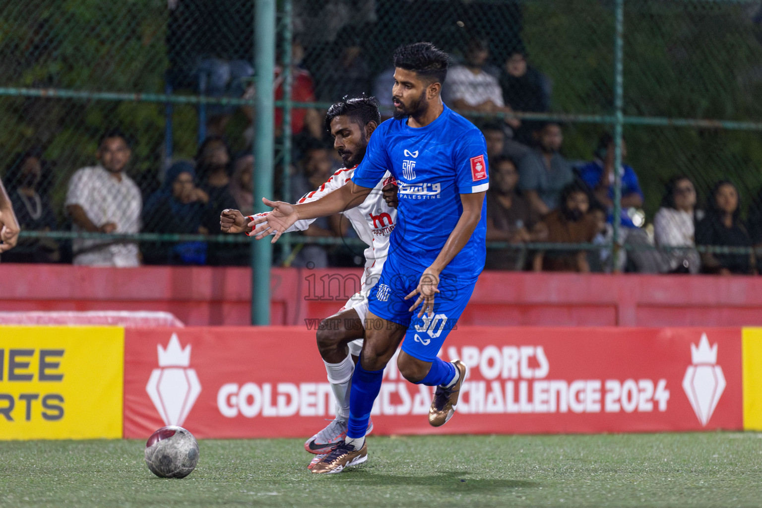 S. Feydhoo vs S. Hithadhoo in Day 13 of Golden Futsal Challenge 2024 was held on Saturday, 27th January 2024, in Hulhumale', Maldives Photos: Mohamed Mahfooz Moosa / images.mv