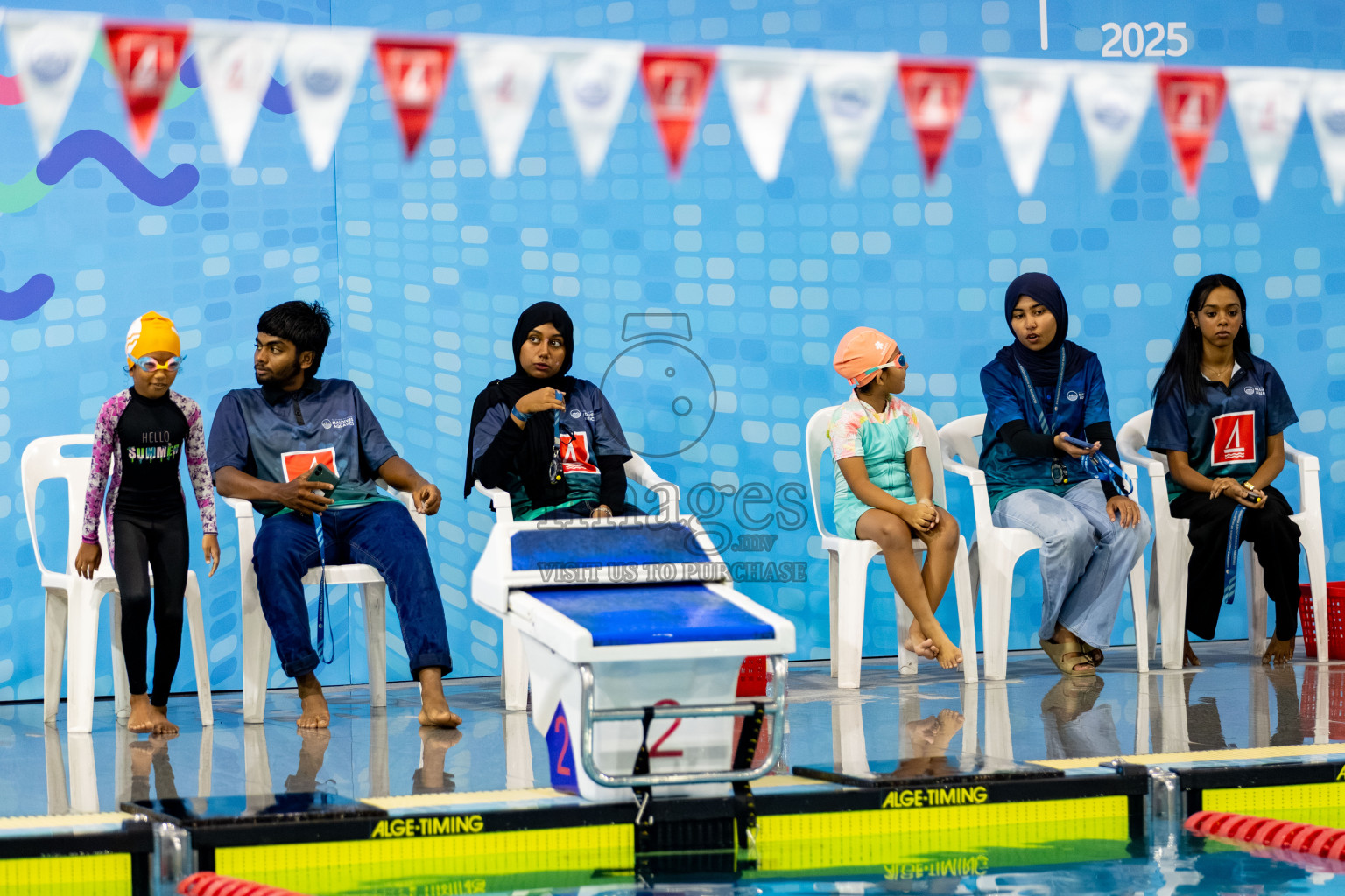 Day 2 of BML 6th National Kids Swimming Kids Festival 2025 held in Hulhumale', Maldives on Tuesday, 4th November 2024. Photos: Hassan Simah / images.mv