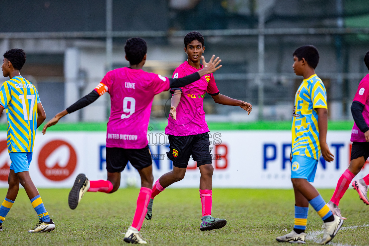 Under 14 United Victory vs Valancia on day 3 of Dhivehi Youth League 2024 held at Henveiru Stadium on Saturday, 23rd November 2024. Photos: Nausham Waheed/ Images.mv