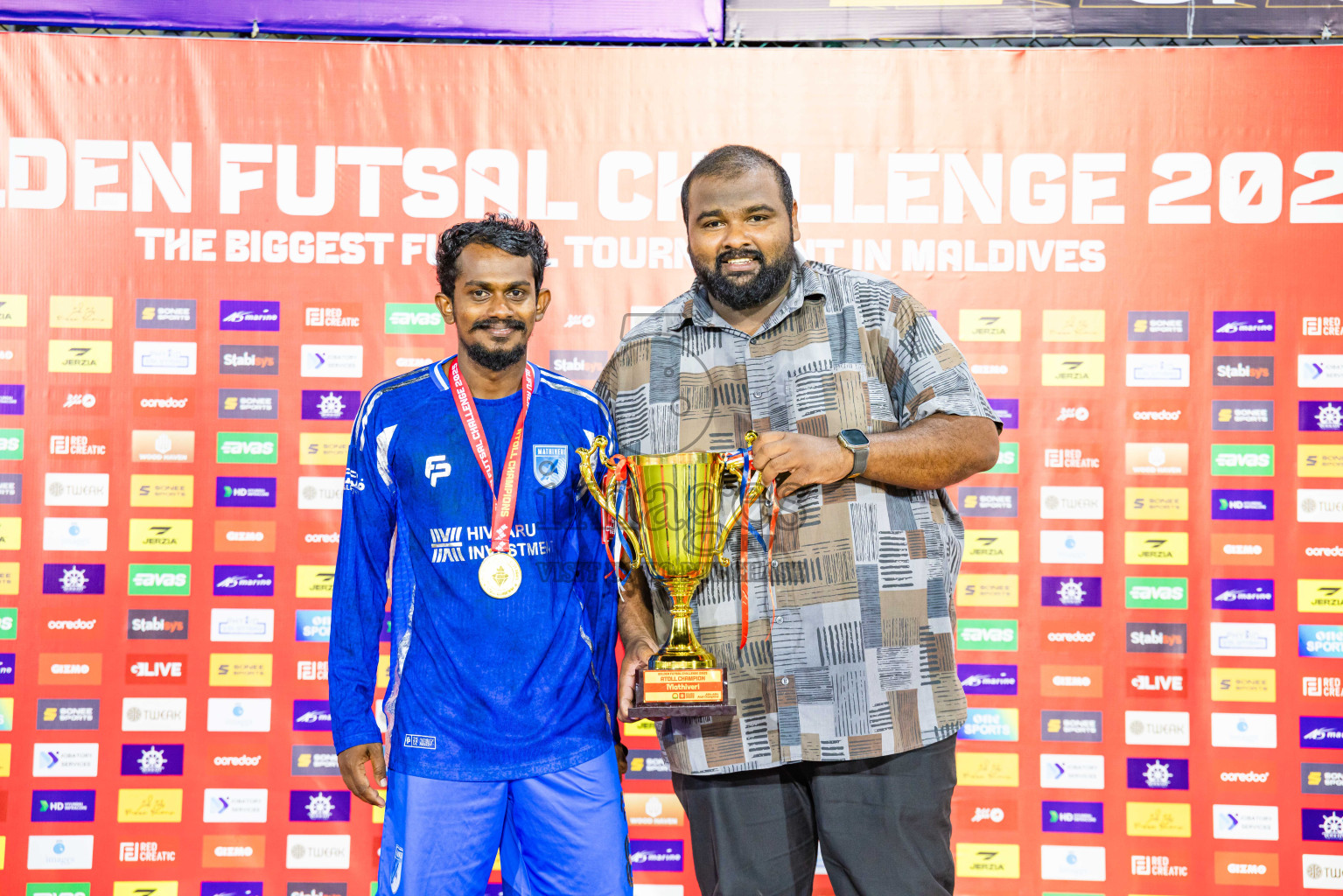 AA. Mathiveri VS AA. Thoddoo in Atoll Round Final on Day 20 of Golden Futsal Challenge 2025 was held on Thursday, 23rd January 2025, in Hulhumale', Maldives. Photos: Abdulla Abeed / images.mv
