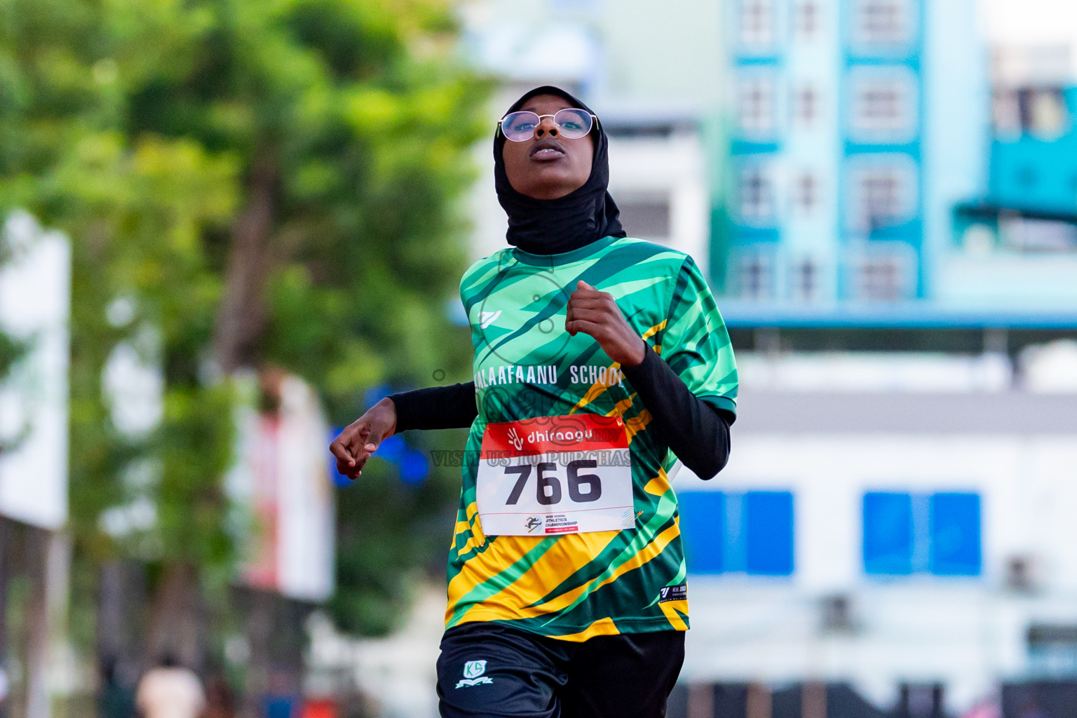 Day 2 of Inter-school Athletics Championship 2025 held in Ekuveni Synthetic Track, Male', Maldives on Tuesday, 07th October 2025. Photos by: Nausham Waheed / Images.mv