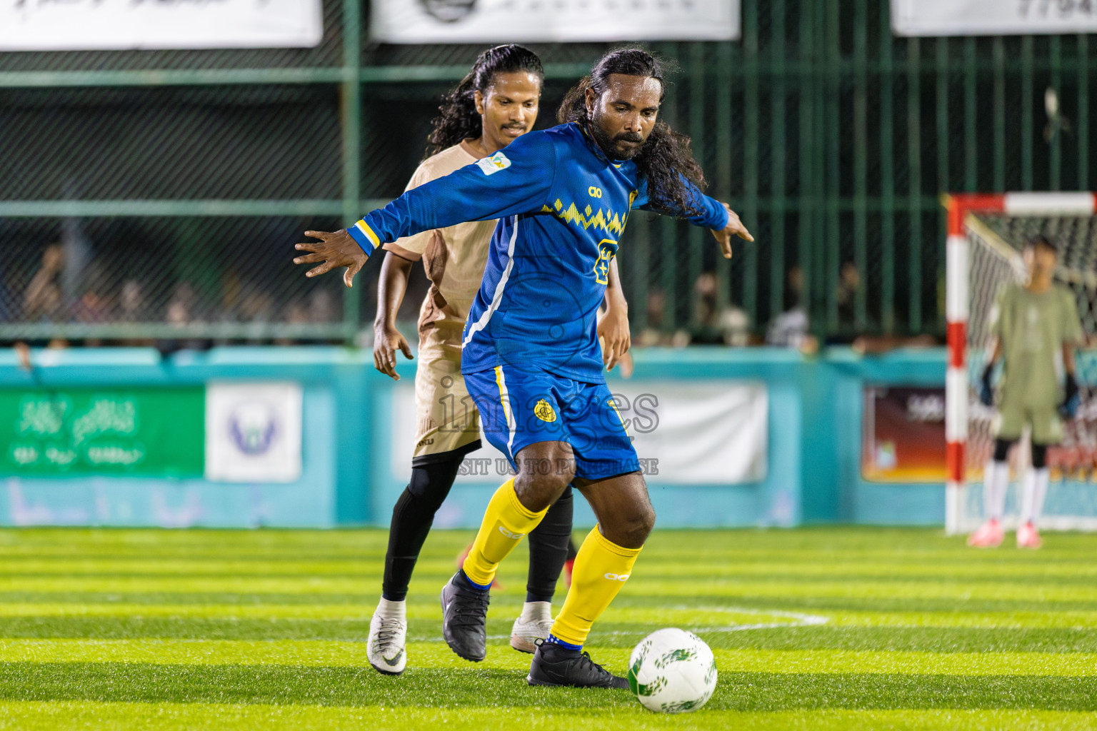 Dee Cee Jay SC vs Fools SC in Semi Finals of Laamehi Dhiggaru Ekuveri Futsal Challenge 2025 was held on Sunday, 27th July 2025, at Dhiggaru Futsal Ground, Dhiggaru, Maldives Photos: Areef Adam / images.mv