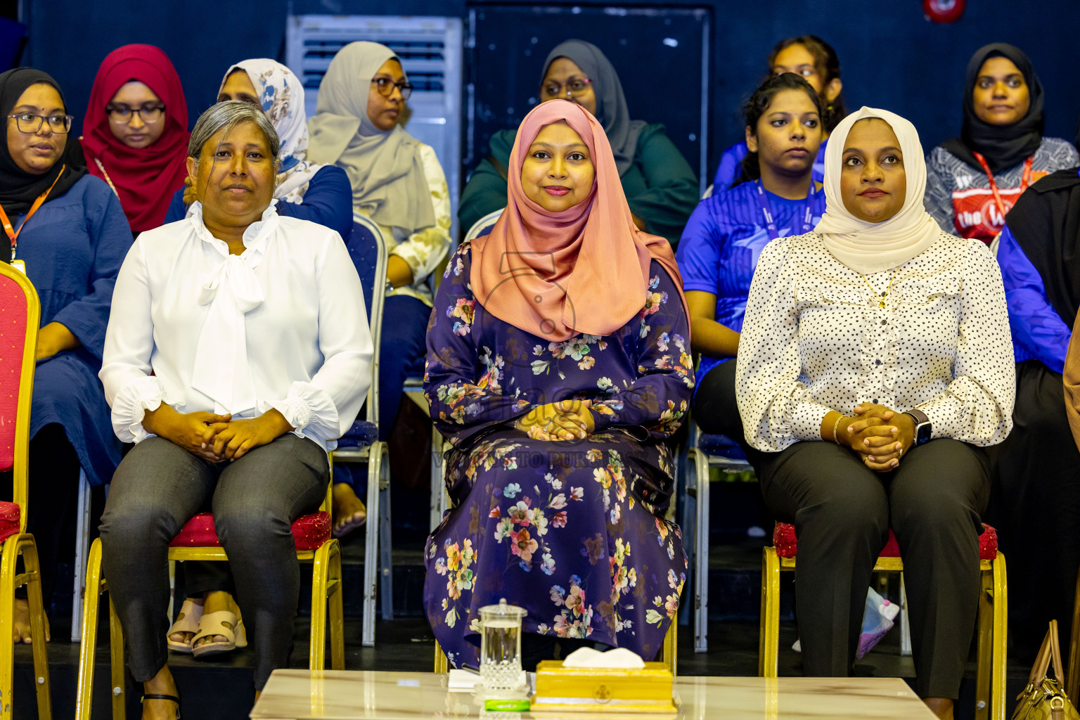 Day 1 of 25th Milo Inter-School Netball Tournament was held in Social Center at Male', Maldives on Thursday, 8th August 2024. Photos: Nausham Waheed / images.mv