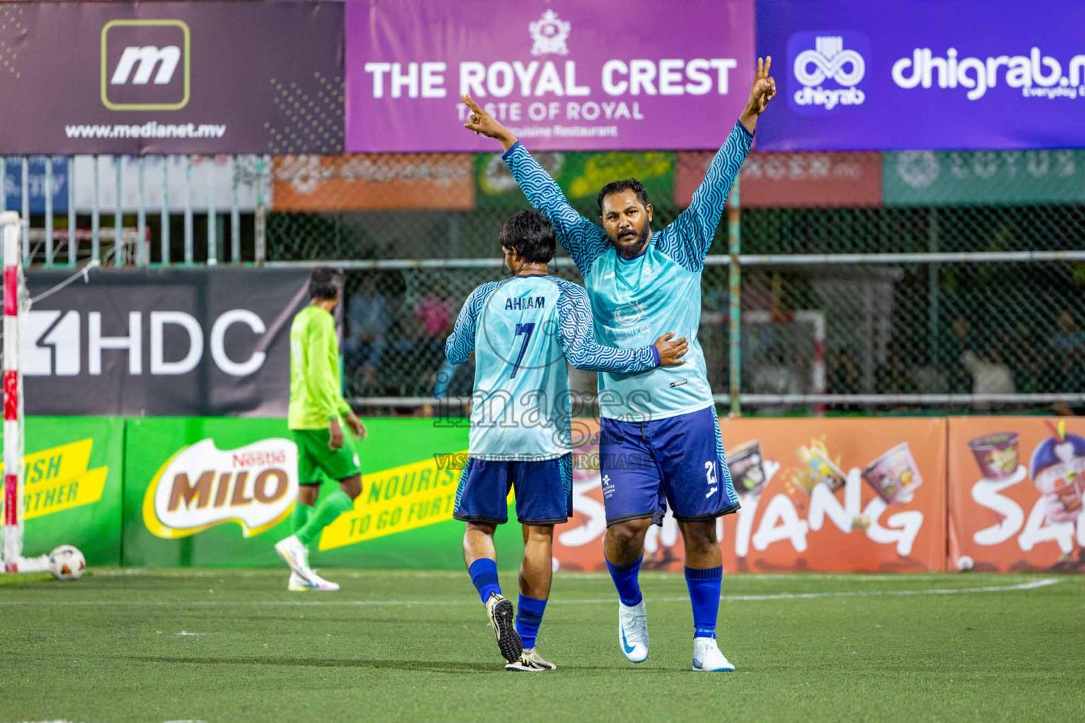 TEAM DJA VS TOURISM CLUB in Club Maldives Classic 2024 held in Rehendi Futsal Ground, Hulhumale', Maldives on Friday, 6th September 2024. 
Photos: Hassan Simah / images.mv