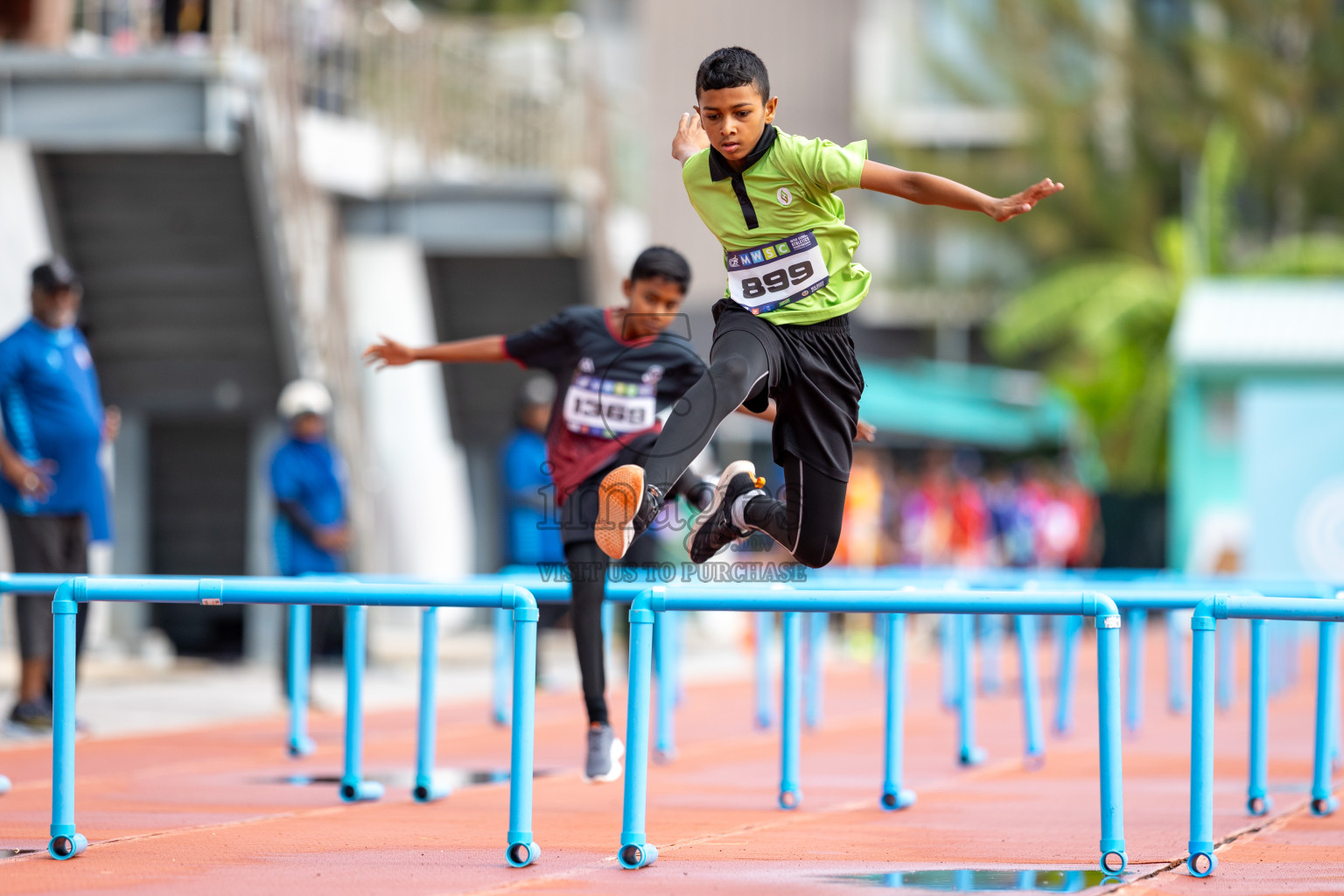 Day 2 of MWSC Interschool Athletics Championships 2024 held in Hulhumale Running Track, Hulhumale, Maldives on Sunday, 10th November 2024.
Photos by: Ismail Thoriq / Images.mv