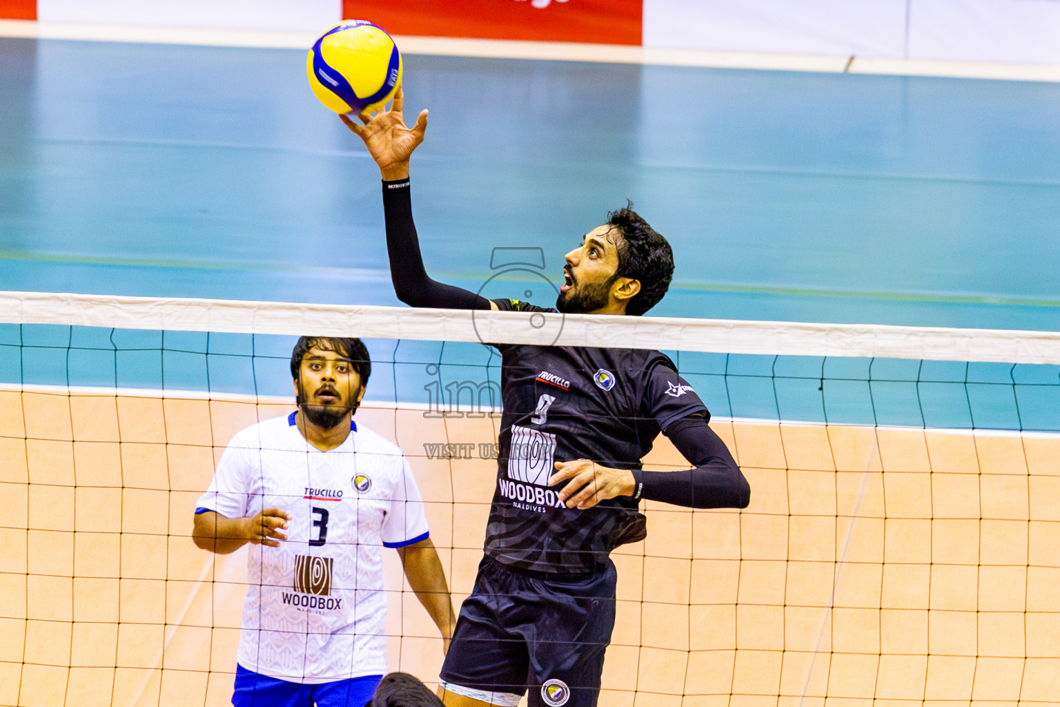 Sports Club City vs Dhivehi Sifainge Club in Semi Final of MILO VAM Cup 2024 Men's Division was held in Social Center Indoor Hall on Friday, 1st September 2024. Photos: Nausham Waheed / images.mv