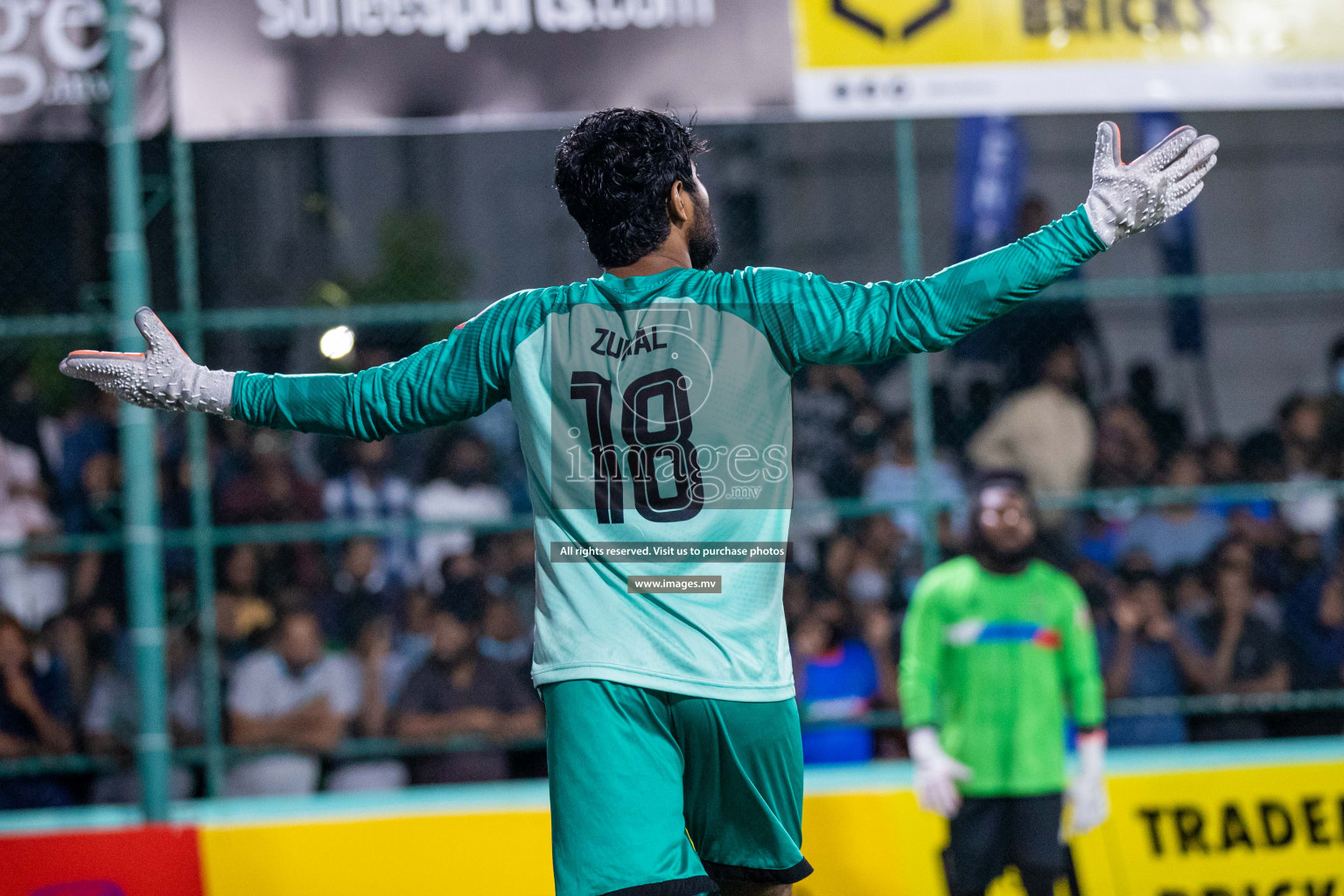 Team FSM Vs Prisons Club in the Semi Finals of Club Maldives 2021 held in Hulhumale, Maldives on 15 December 2021. Photos: Shuu Abdul Sattar / images.mv