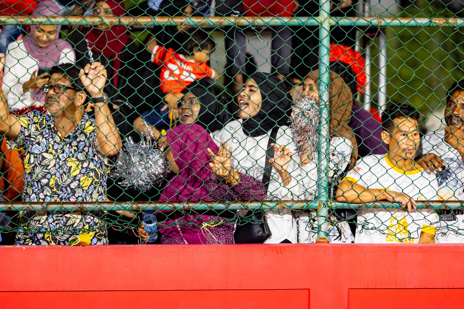 DH Maaenboodhoo vs DH Kudahuvadhoo in Dhaalu Atoll Finals in Day 25 of Golden Futsal Challenge 2025 was held on Wednesday , 28th January 2025, in Hulhumale', Maldives. Photos: Nausham Waheed / images.mv