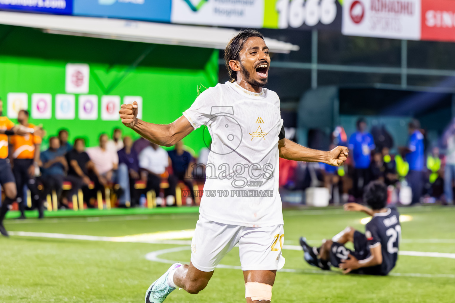 Arena vs Hawks in the Final of Milo Sector League 2025 was held in Rehendhi Futsal Ground, Hulhumale', Maldives on Tuesday, 18th November 2025. Photos: Nausham Waheed  / images.mv