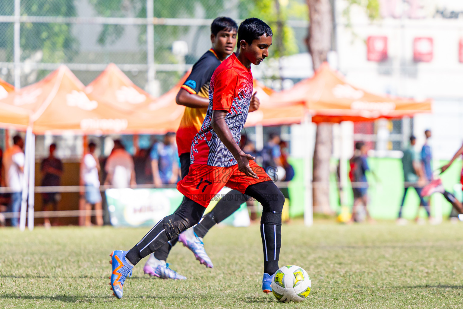 Day 2 of MILO Academy Championship 2024 Under 14 held in Henveyru Stadium, Male', Maldives on Friday, 1st November 2024. Photos: Nausham Waheed / Images.mv