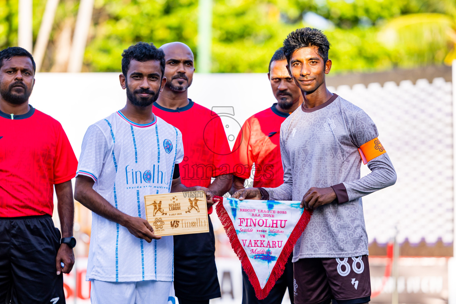 Vakkaru vs Finolhu in Day 1 of Resort League 2025 (Baa Zone) was held on Wednesday, 9th July 2025 in Avani+ Fares Maldives Resort, Baa Atoll, Maldives. Photos: Nausham Waheed / images.mv