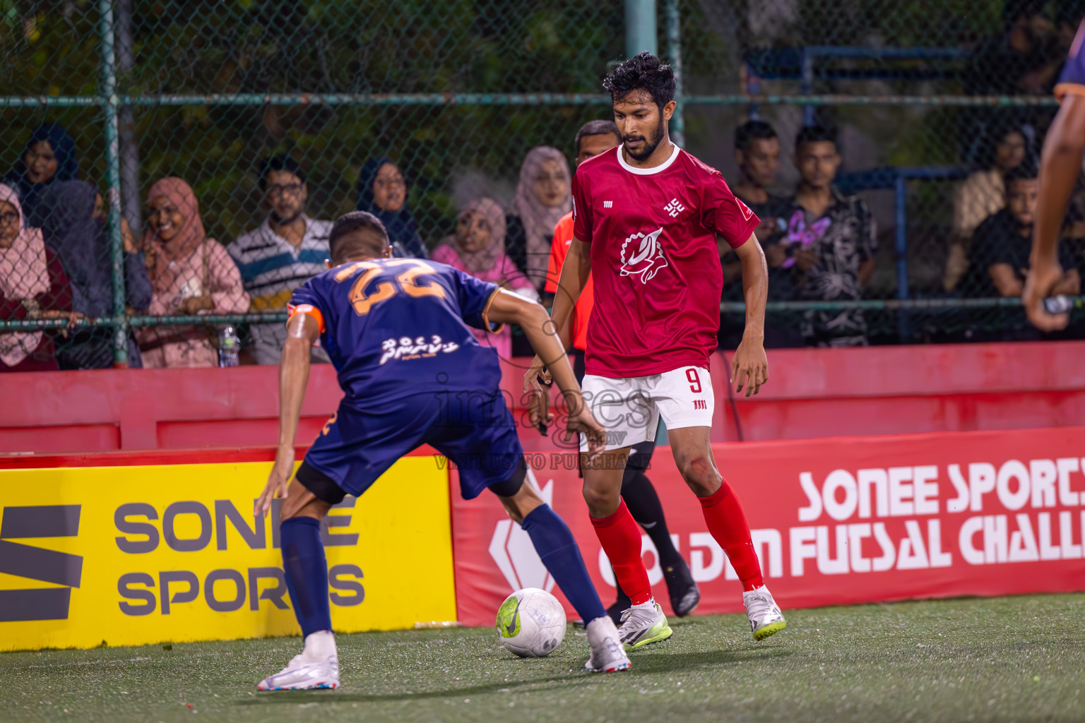 Lh Kurendhoo vs K Kaashidhoo on Day 36 of Golden Futsal Challenge 2024 was held on Wednesday, 21st February 2024, in Hulhumale', Maldives
Photos: Ismail Thoriq, / images.mv