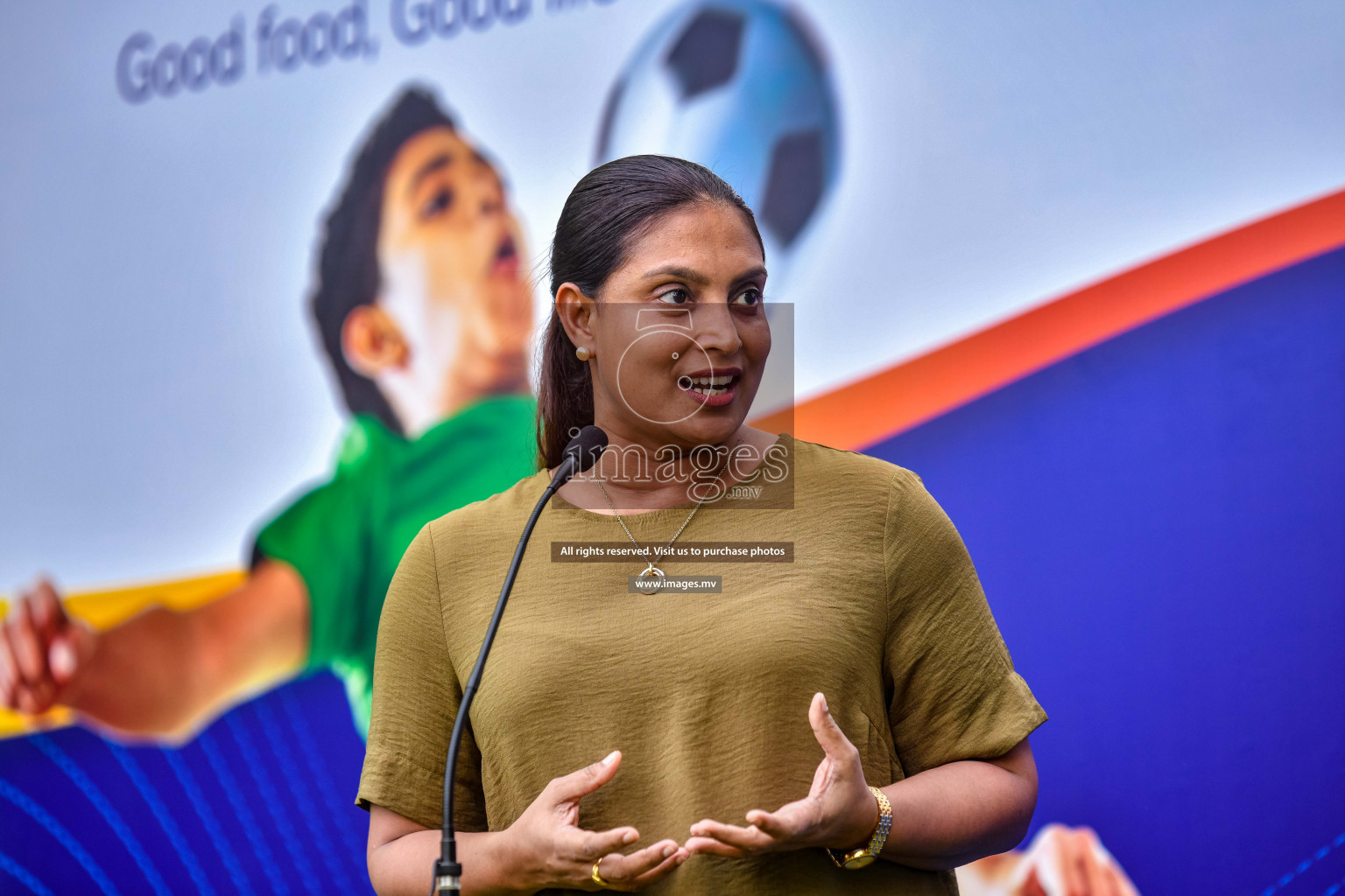 Day 1 of Milo Kids Football Fiesta 2022 was held in Male', Maldives on 19th October 2022. Photos: Nausham Waheed/ images.mv