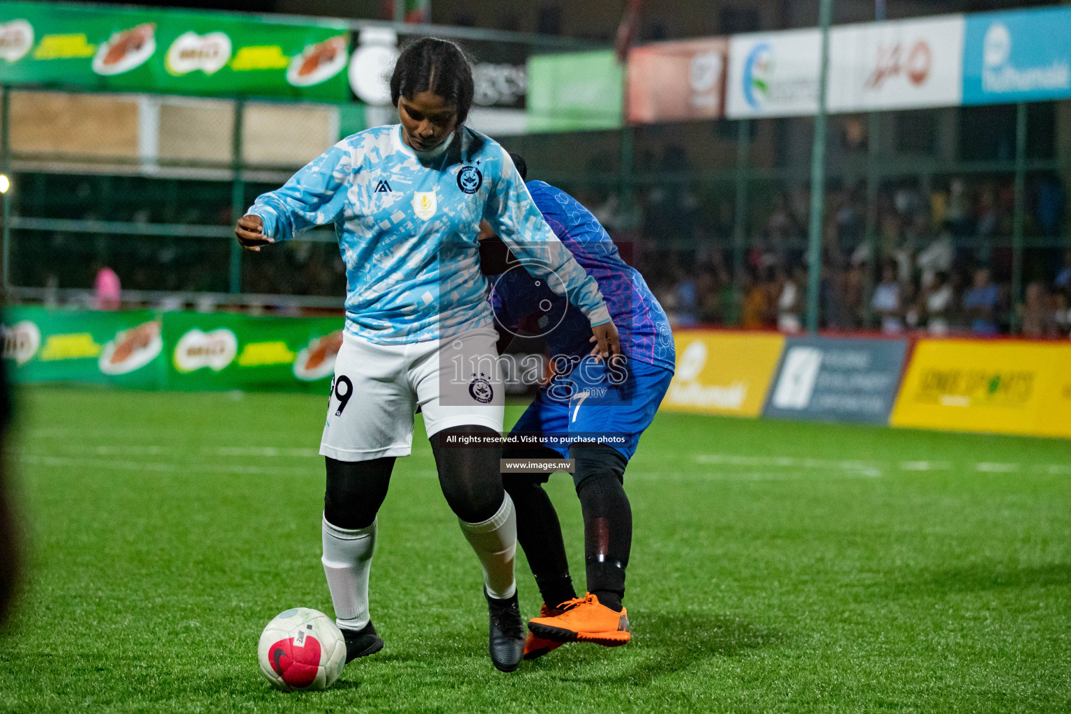 MPL vs Club MYS in Eighteen Thirty Women's Futsal Fiesta 2022 was held in Hulhumale', Maldives on Monday, 21st October 2022. Photos: Hassan Simah / images.mv