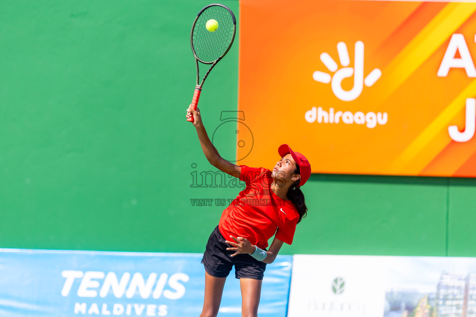 Day 2 of ATF Maldives Junior Open Tennis was held in Male' Tennis Court, Male', Maldives on Tuesday, 10th December 2024. Photos: Nausham Waheed / images.mv