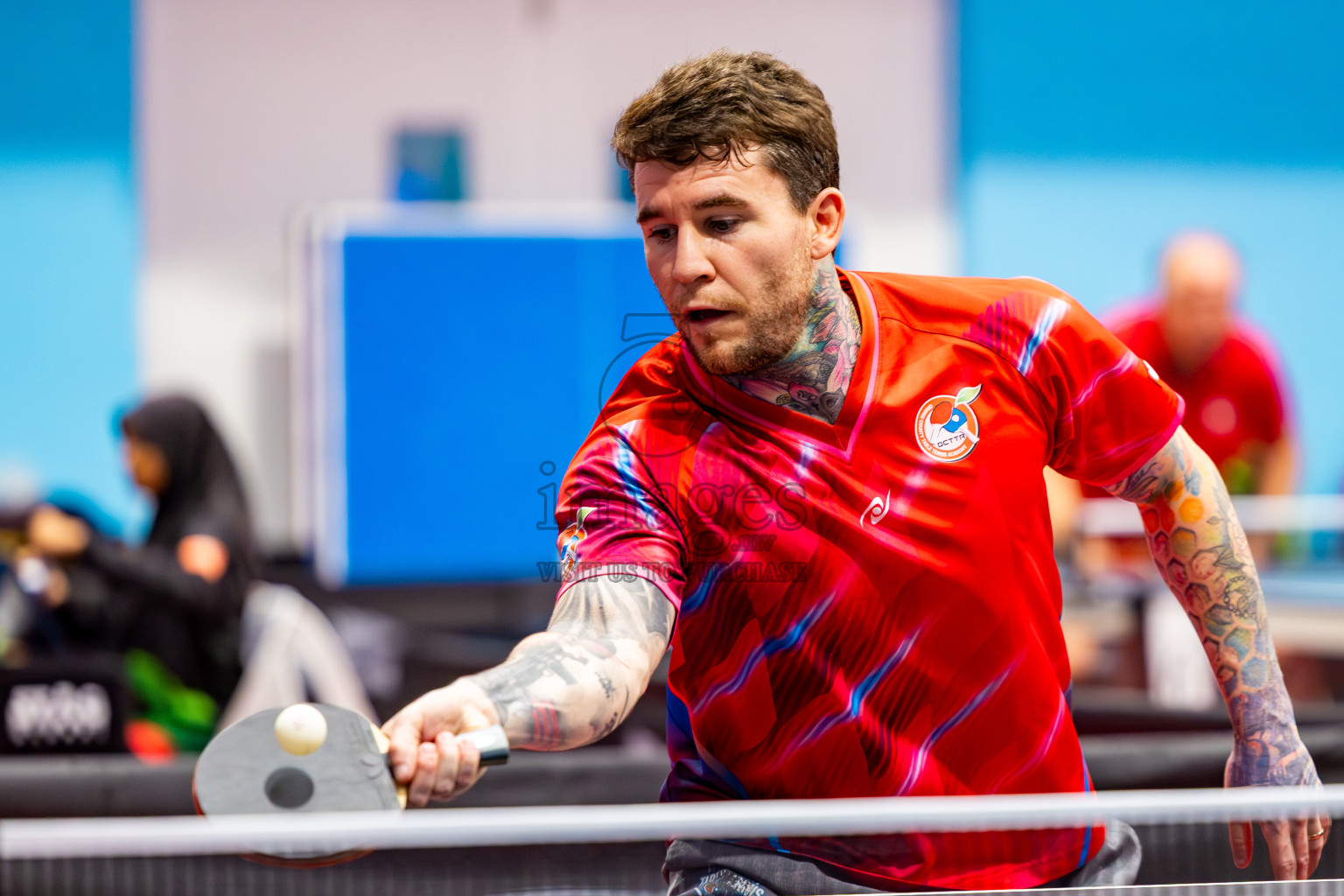 Day 2 of 1st Thoddoo Masters Table Tennis Tournament was held on Friday, 22nd August 2025 in AA Thoddoo, Maldives. Photos: Nausham Waheed / images.mv