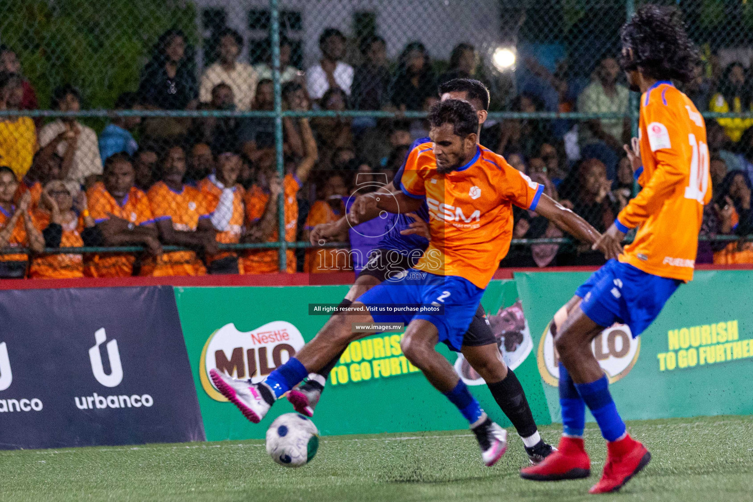 Team Fenaka vs Team FSM in Quarter Final of Club Maldives Cup 2023 held in Hulhumale, Maldives, on Sunday, 13th August 2023
Photos: Ismail Thoriq / images.mv