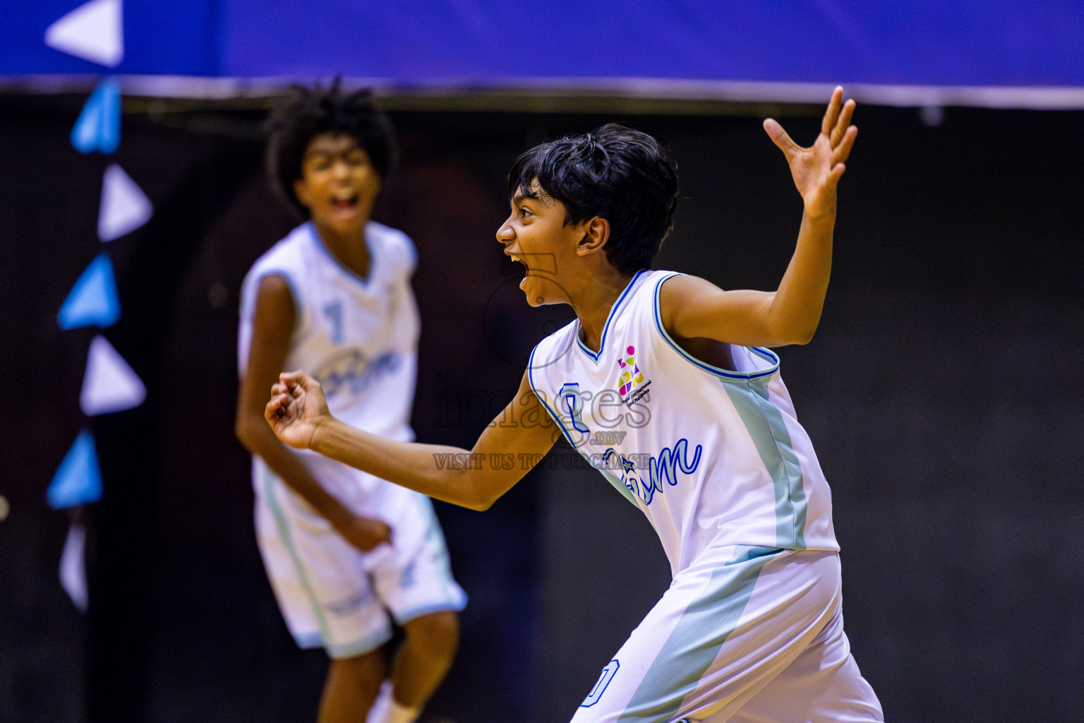 Iskandhar School vs Finland International School in Under 13 Boys Final of Junior Basketball Championship 2024 was held in Social Center, Male', Maldives on Sunday, 15th December 2024. Photos: Nausham Waheed / images.mv