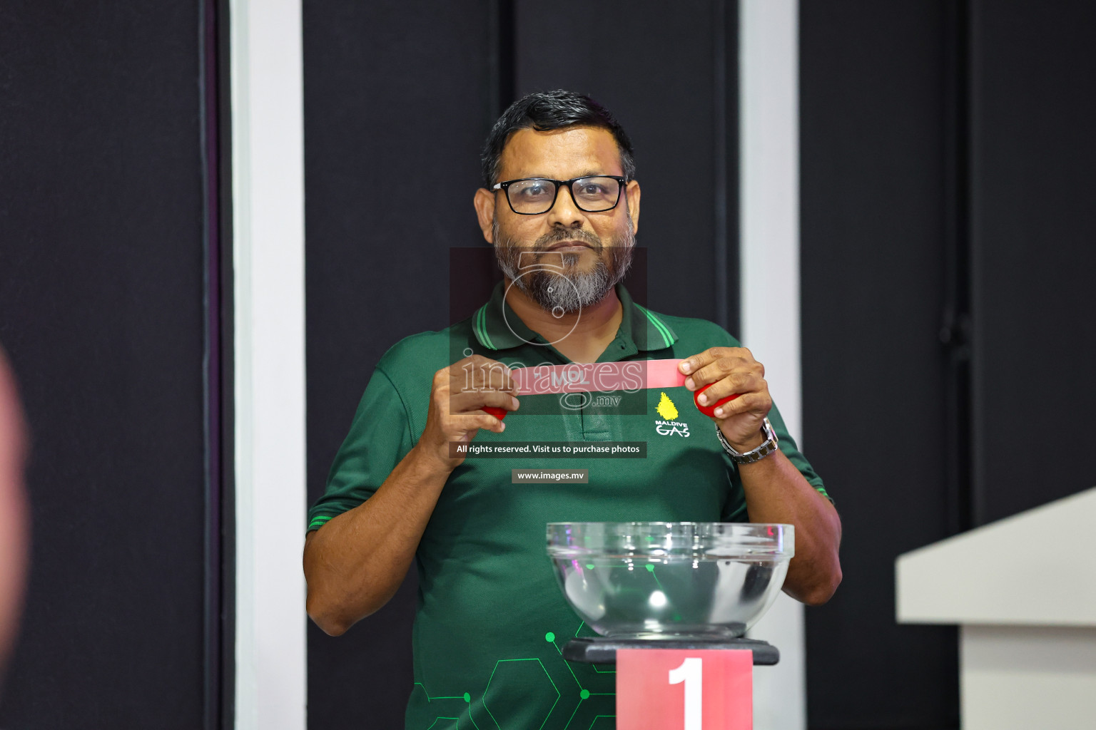 Round of 16 Draw of Club Maldives 2023 held in Boalhage Male, Maldives, on Monday, 31st July 2023 Photos: Nausham Waheed / images.mv