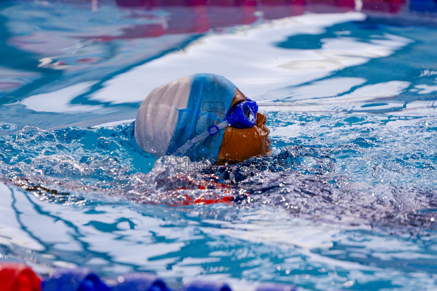 Day 1 of BML 5th National Swimming Kids Festival 2024 held in Hulhumale', Maldives on Monday, 18th November 2024. Photos: Nausham Waheed / images.mv