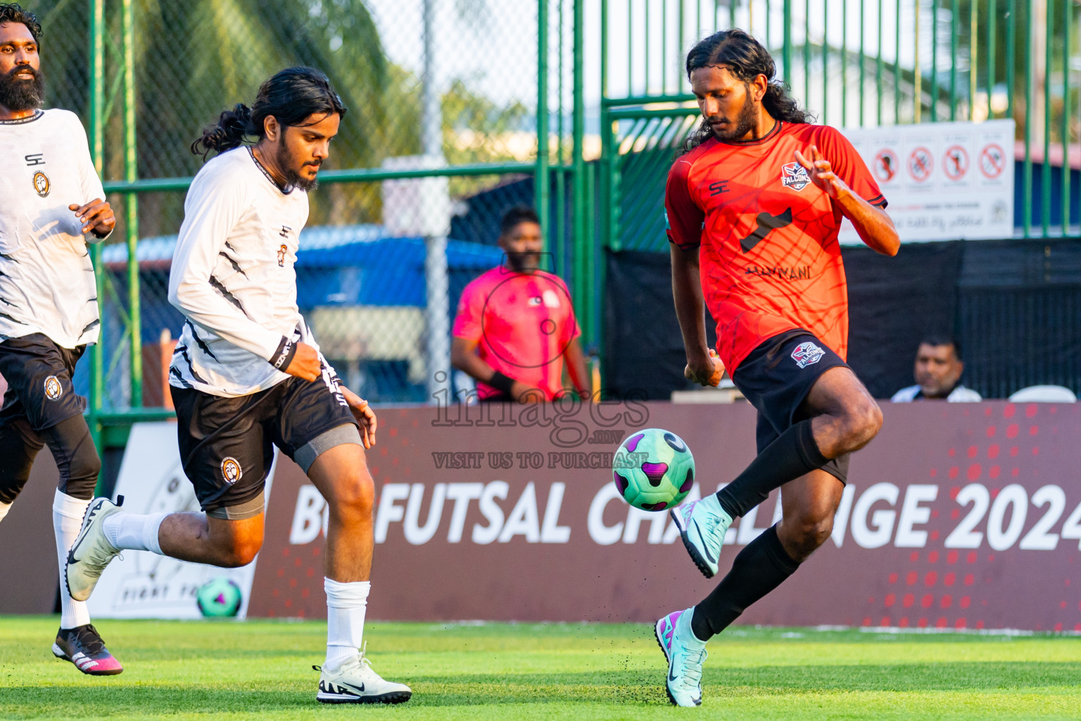 Bosnia SC vs Falcons in Day 2 of BG Futsal Challenge 2024 was held on Wednesday, 13th March 2024, in Male', Maldives Photos: Nausham Waheed / images.mv