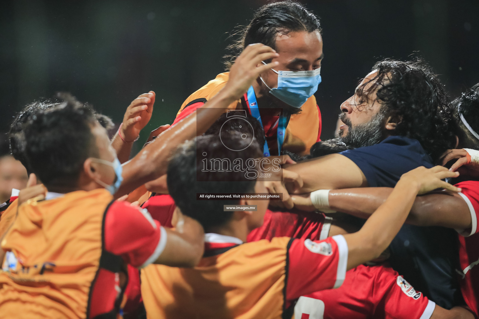 Nepal vs Sri Lanka in SAFF Championship 2021 held on 4th October 2021 in Galolhu National Stadium, Male', Maldives