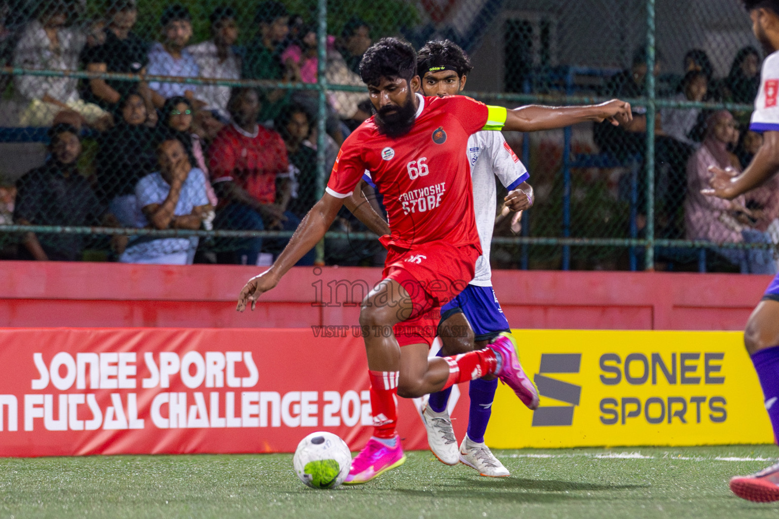 F Bilehdhoo vs F Dharanboodhoo in Day 3 of Golden Futsal Challenge 2024 was held on Thursday, 18th January 2024, in Hulhumale', Maldives Photos: Mohamed Mahfooz Moosa / images.mv