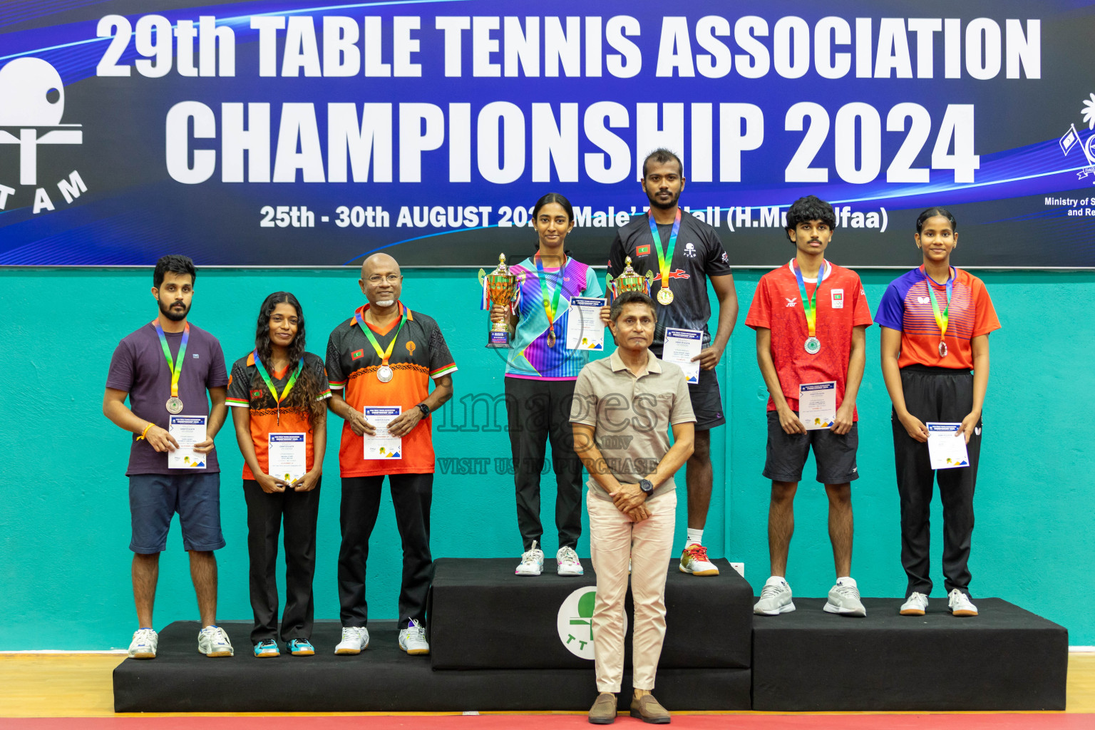 29th Table Tennis Association Championship 2024, 30th August 2024 at Male'TT Hall,Photos by Shuu Abdul Sattar