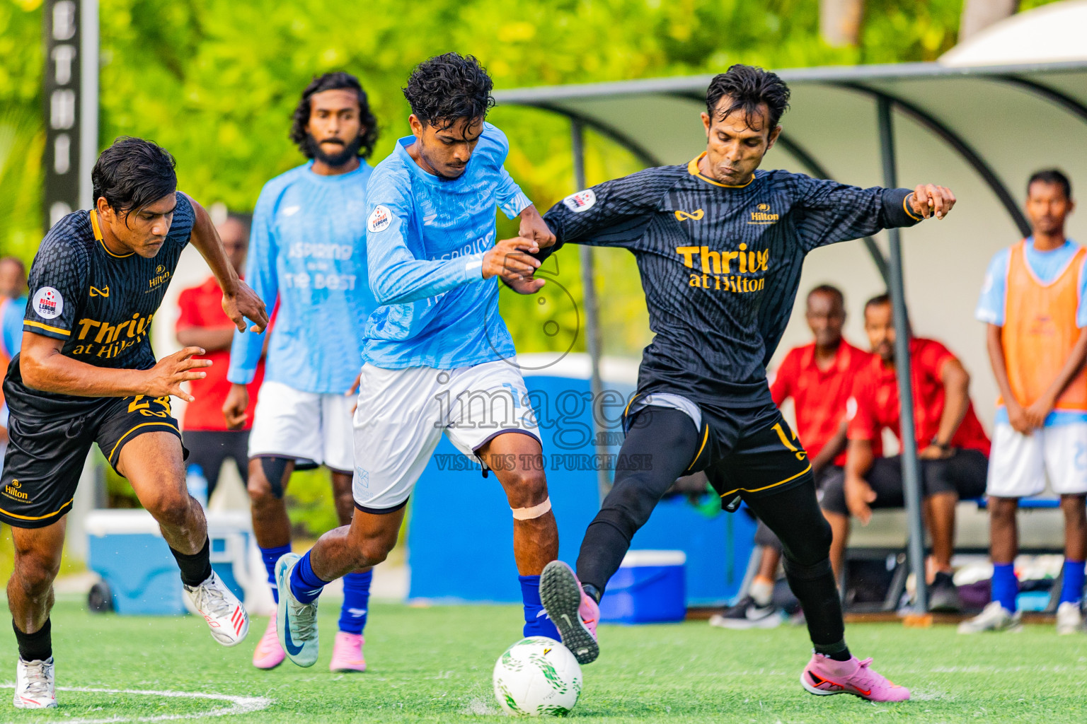BANDOS vs Hilton Amingiri in Resort League 2025 (North Male Zone) day 7 was held on Tuesday, 9th September 2025 in One And Only Reethi Rah Maldives Resort, Photos: Areef Adam / images.mv