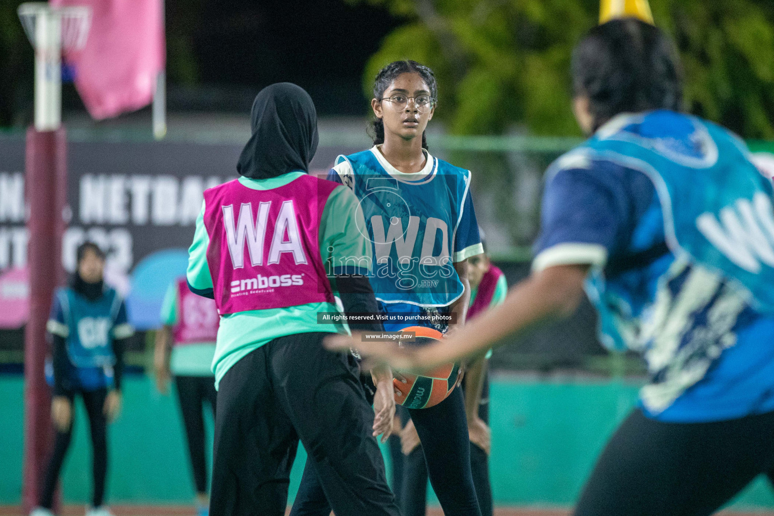 Day 5 of 20th Milo National Netball Tournament 2023, held in Synthetic Netball Court, Male', Maldives on 3rd  June 2023 Photos: Nausham Waheed/ Images.mv