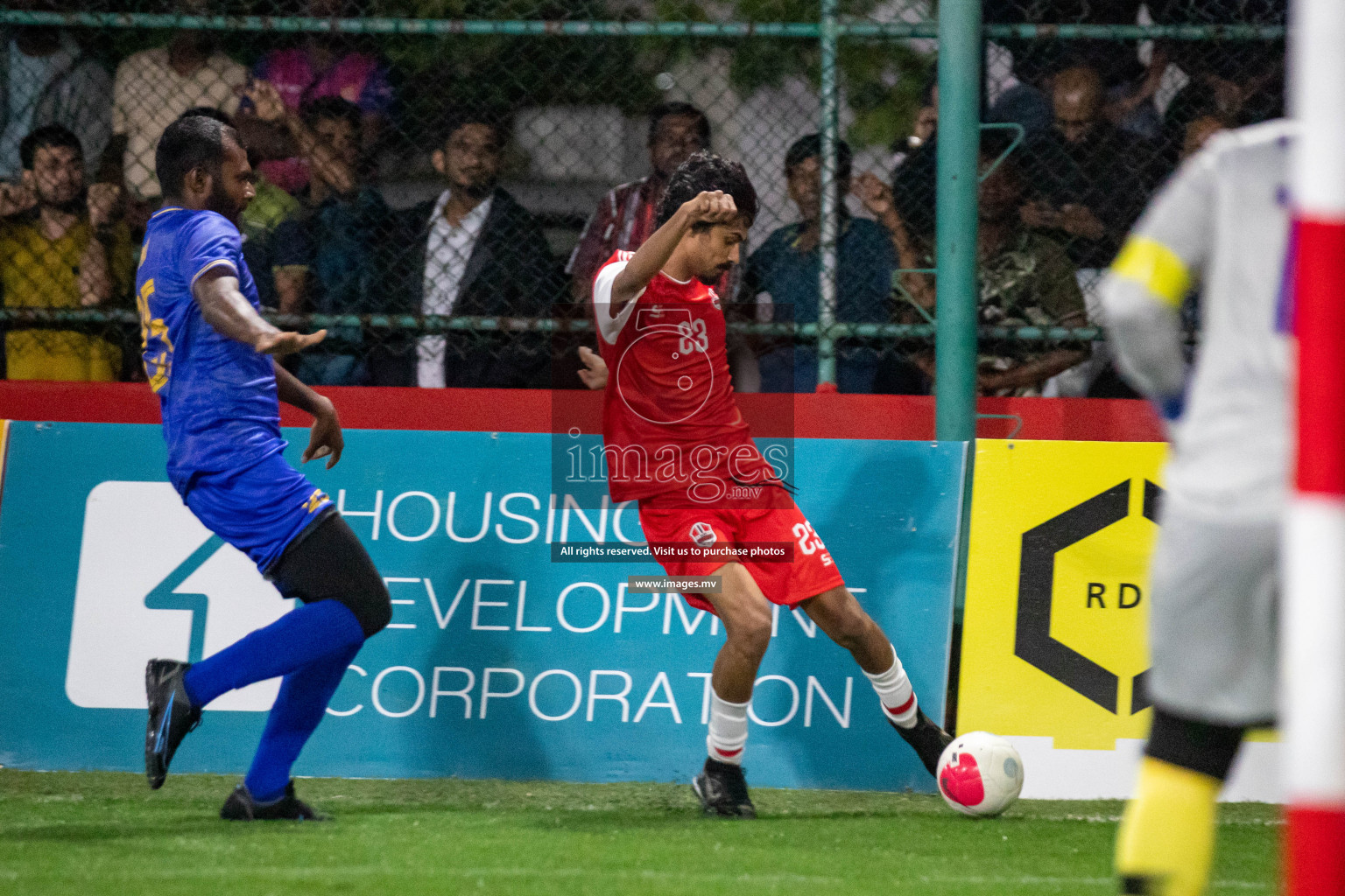 Customs RC vs Club Aasandha in Club Maldives Cup 2022 was held in Hulhumale', Maldives on Saturday, 15th October 2022. Photos: Hassan Simah/ images.mv