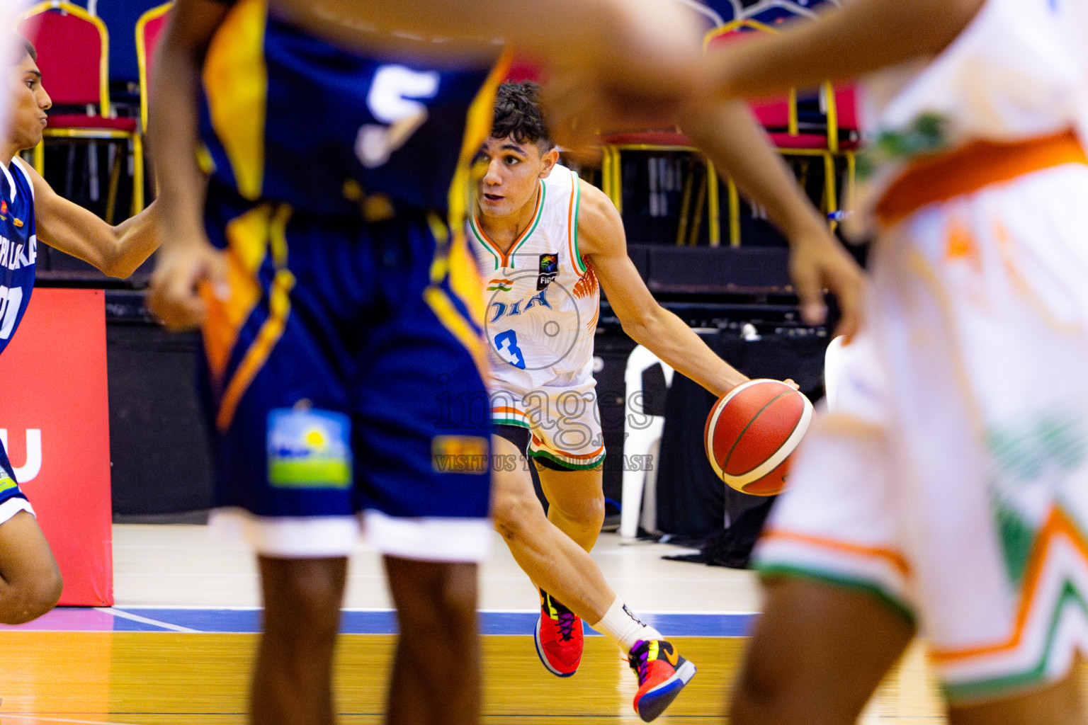 Sri Lanka vs Bangladesh in Day 3 of Under 16 Asian Cup SABA Qualifiers 2025 was held in Social Center, Male', Maldives on Saturday, 14th June 2025. Photos: Nausham Waheed / images.mv