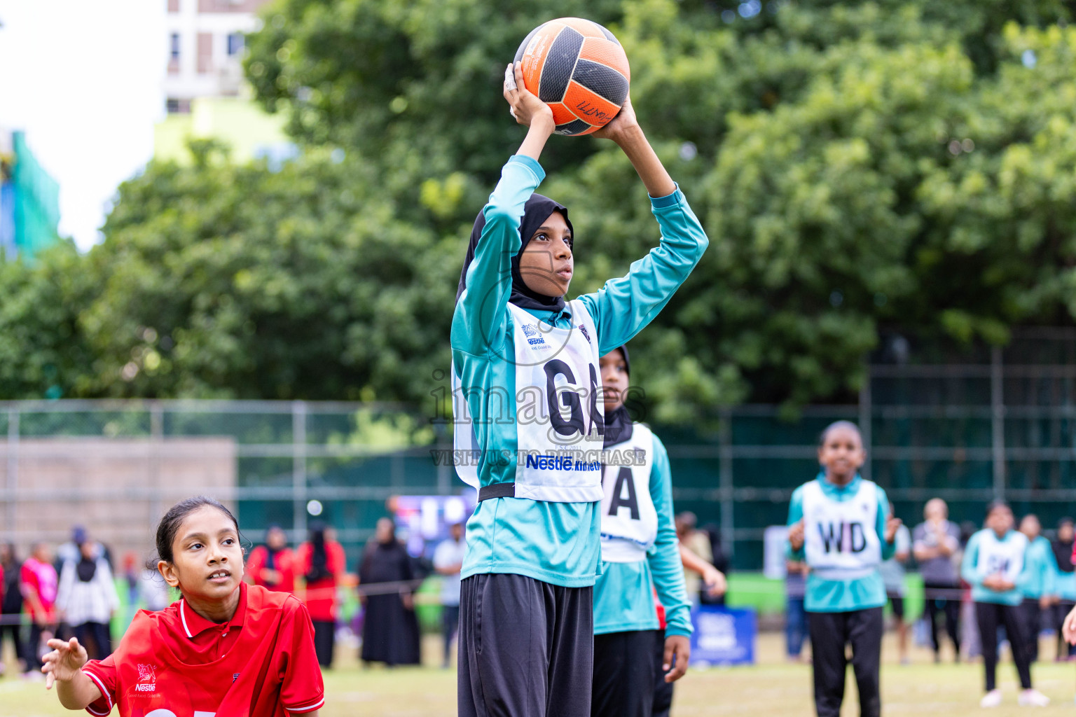 Day 3 of Nestle' Kids Netball Fiesta 2023 held in Henveyru Stadium, Male', Maldives on Saturday, 2nd December 2023. Photos by Nausham Waheed / Images.mv